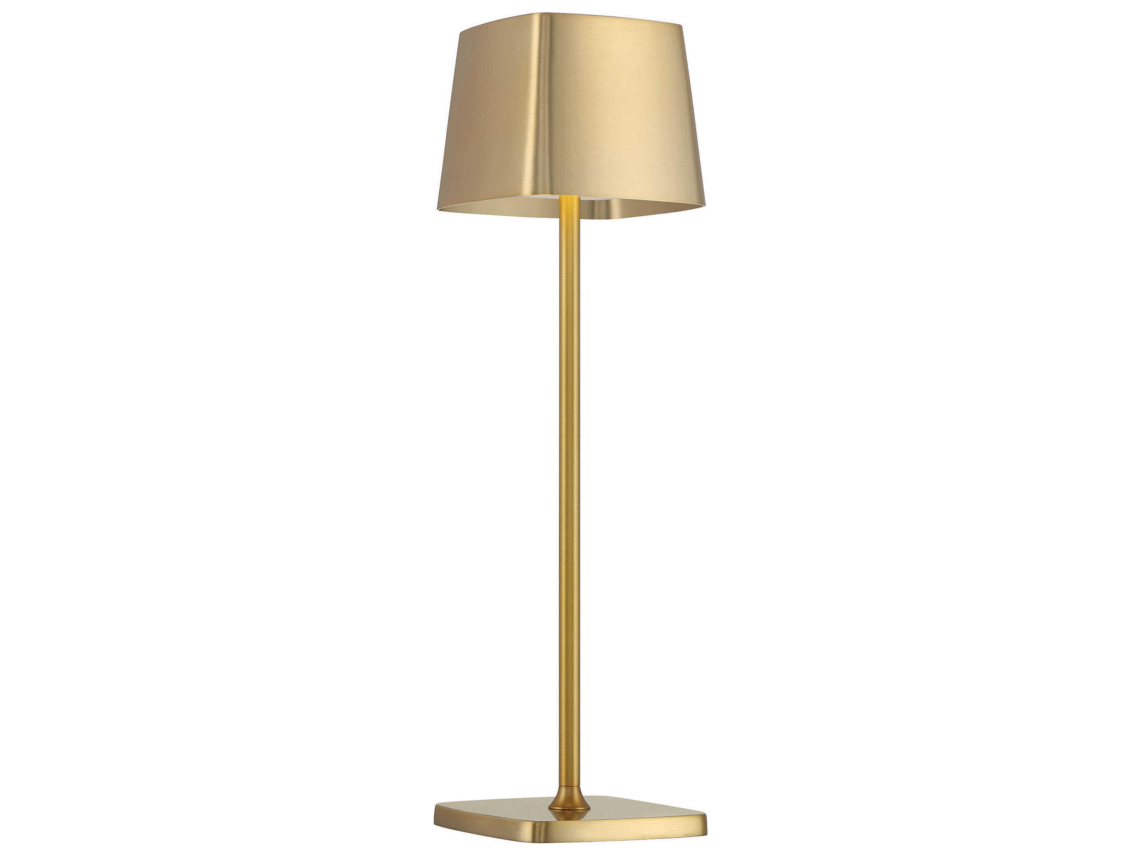 George Kovacs Task Portables Soft Brass Table Lamp