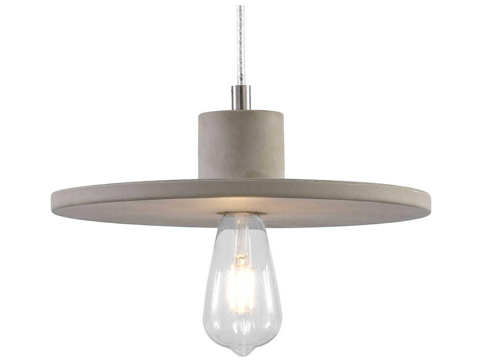 George Kovacs Sima 1-Light Burnished Nickel Gray Mini Pendant