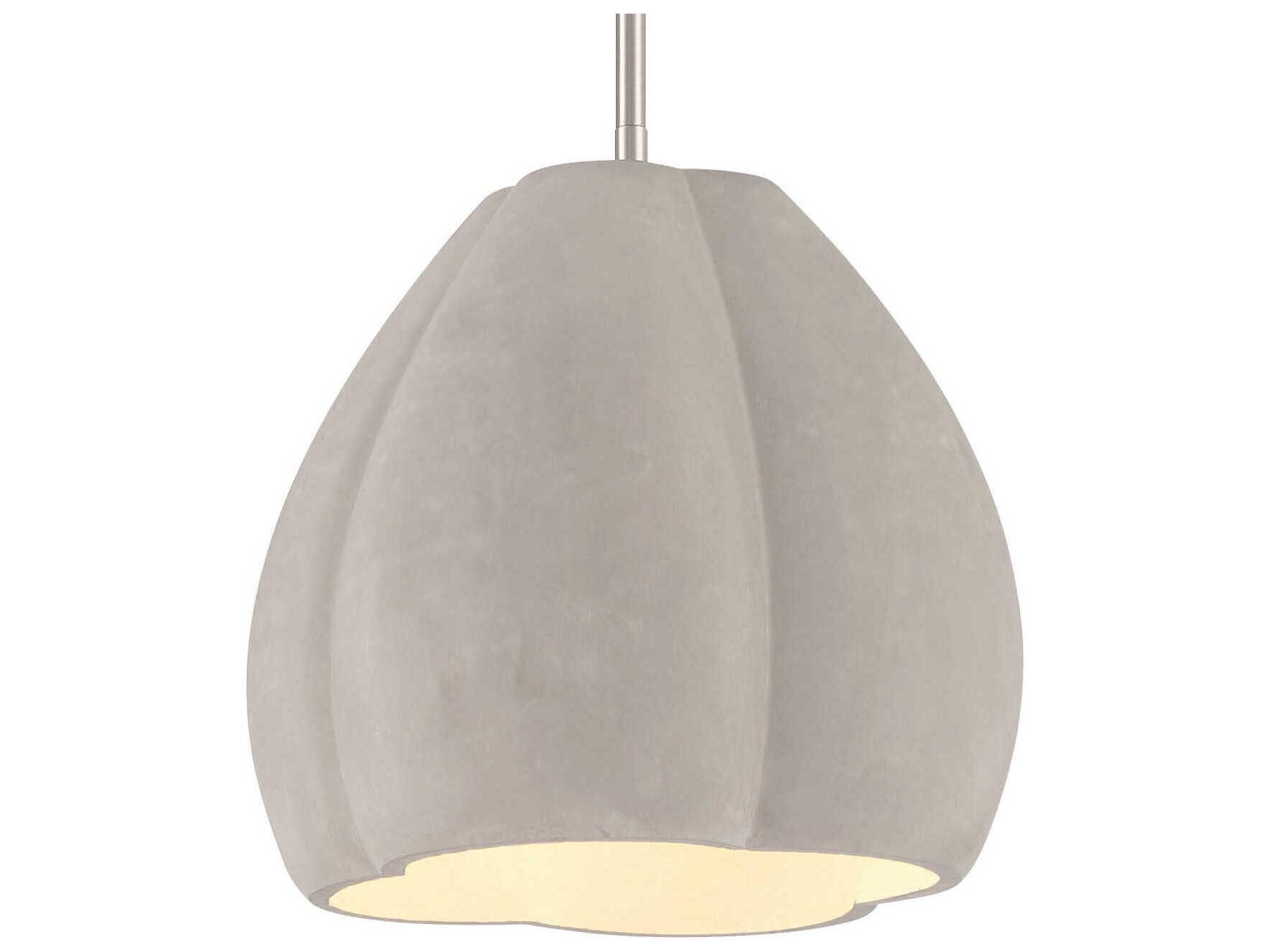 George Kovacs Sima 1-Light Burnished Nickel Gray Mini Pendant
