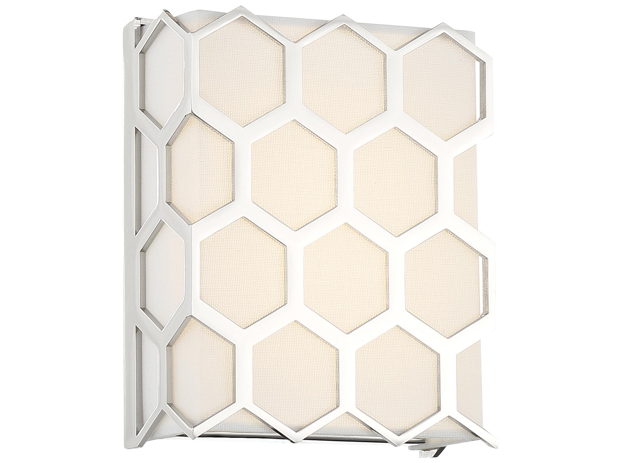 George Kovacs Missing Link 1-Light Polished Nickel Glass LED Wall Sconce