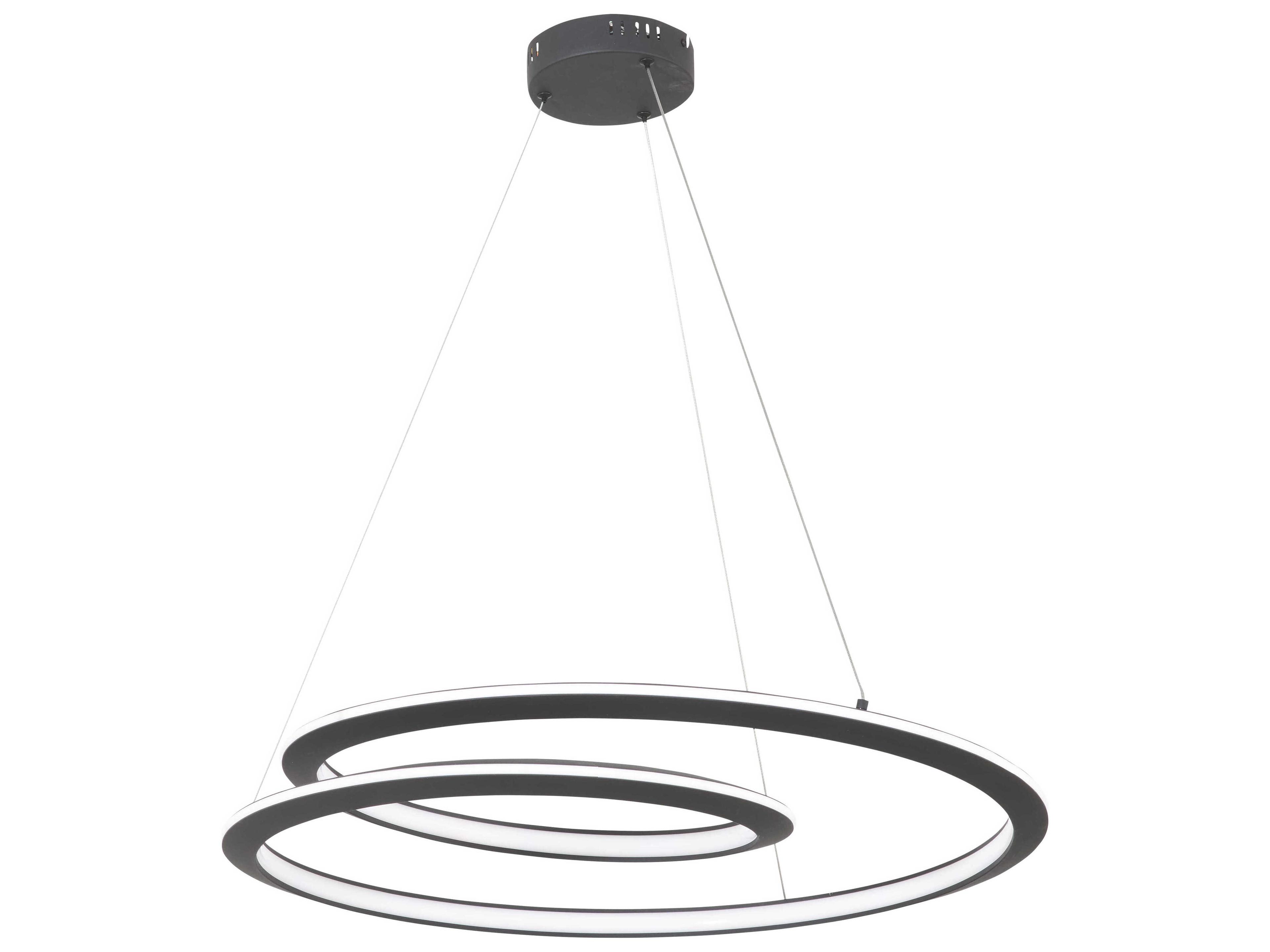 George Kovacs Infinite 1-Light Sand Coal Black Pendant