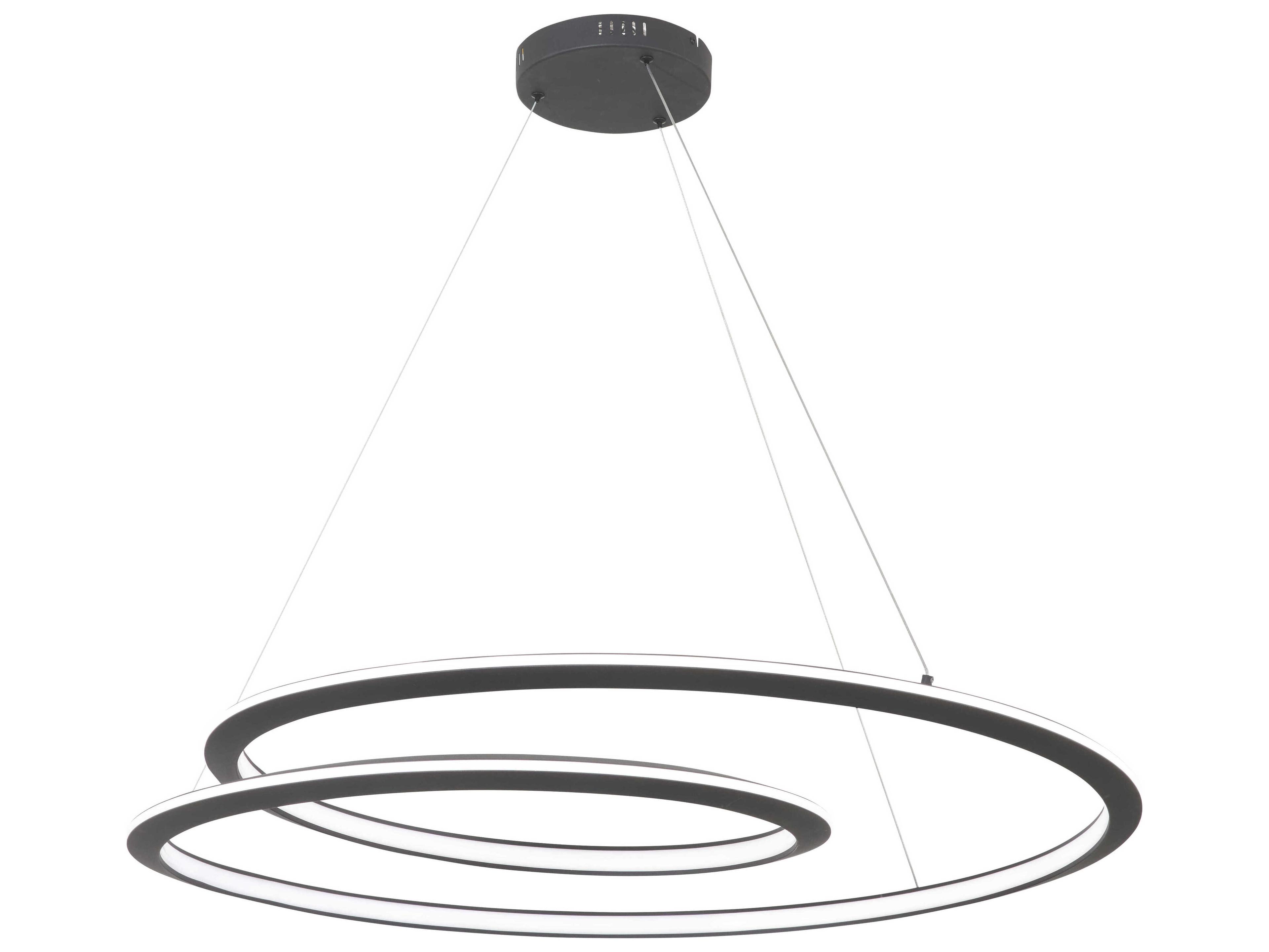 George Kovacs Infinite 1-Light Sand Coal Black Pendant