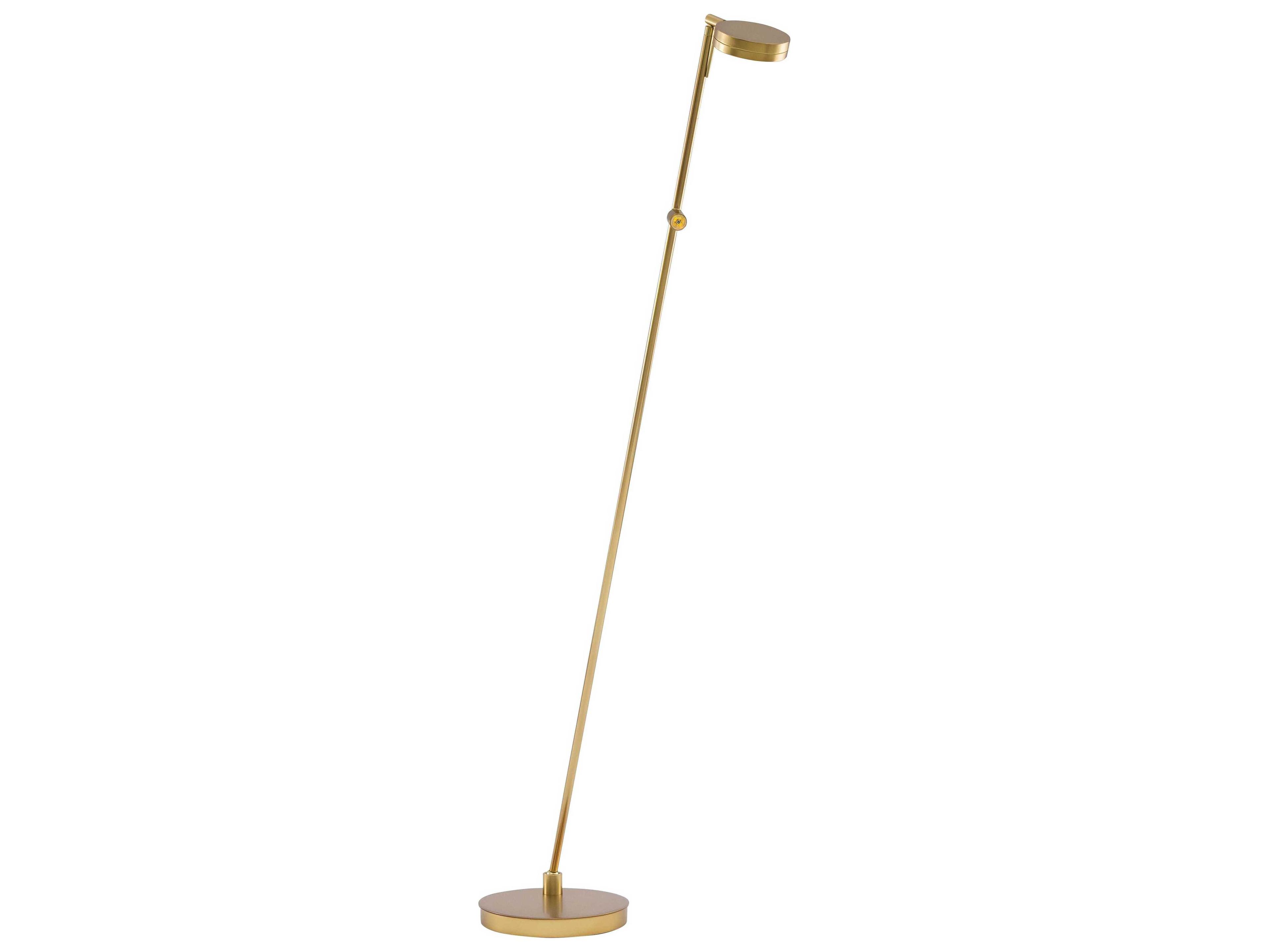 George Kovacs Georges Reading Room LED Honey Gold Floor Lamp