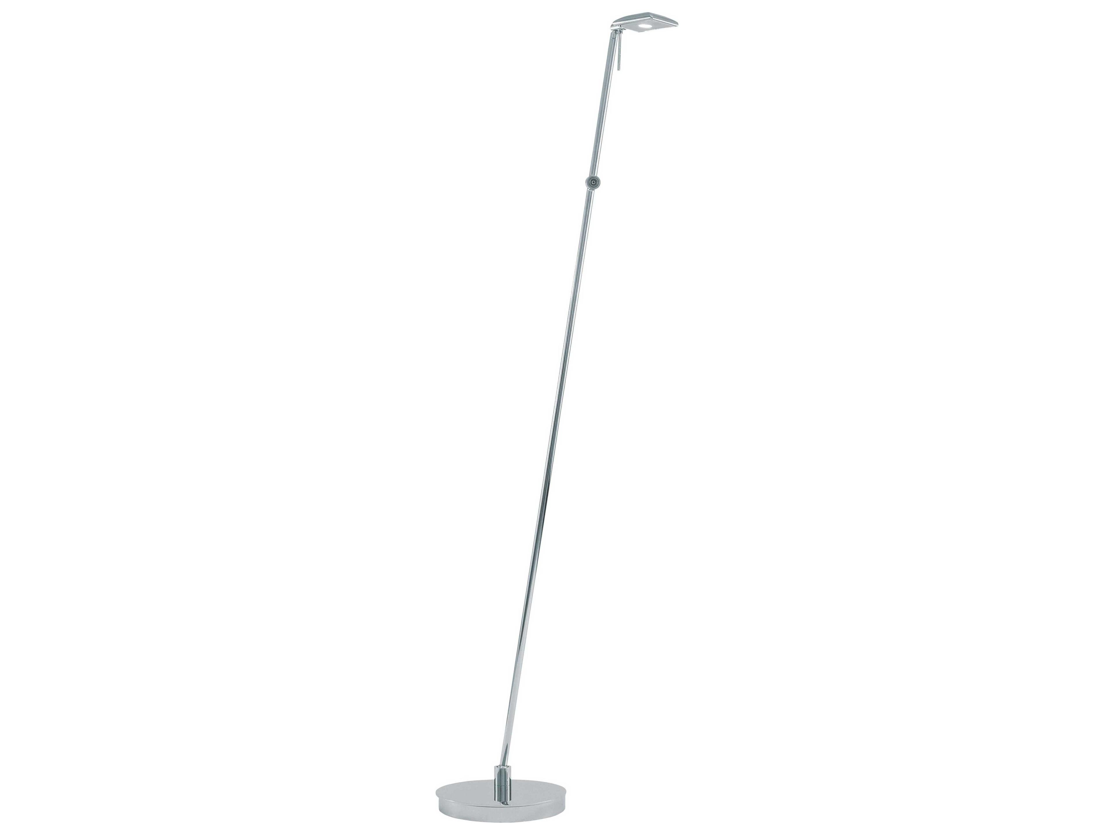 George Kovacs Georges Reading Room LED Chrome Floor Lamp