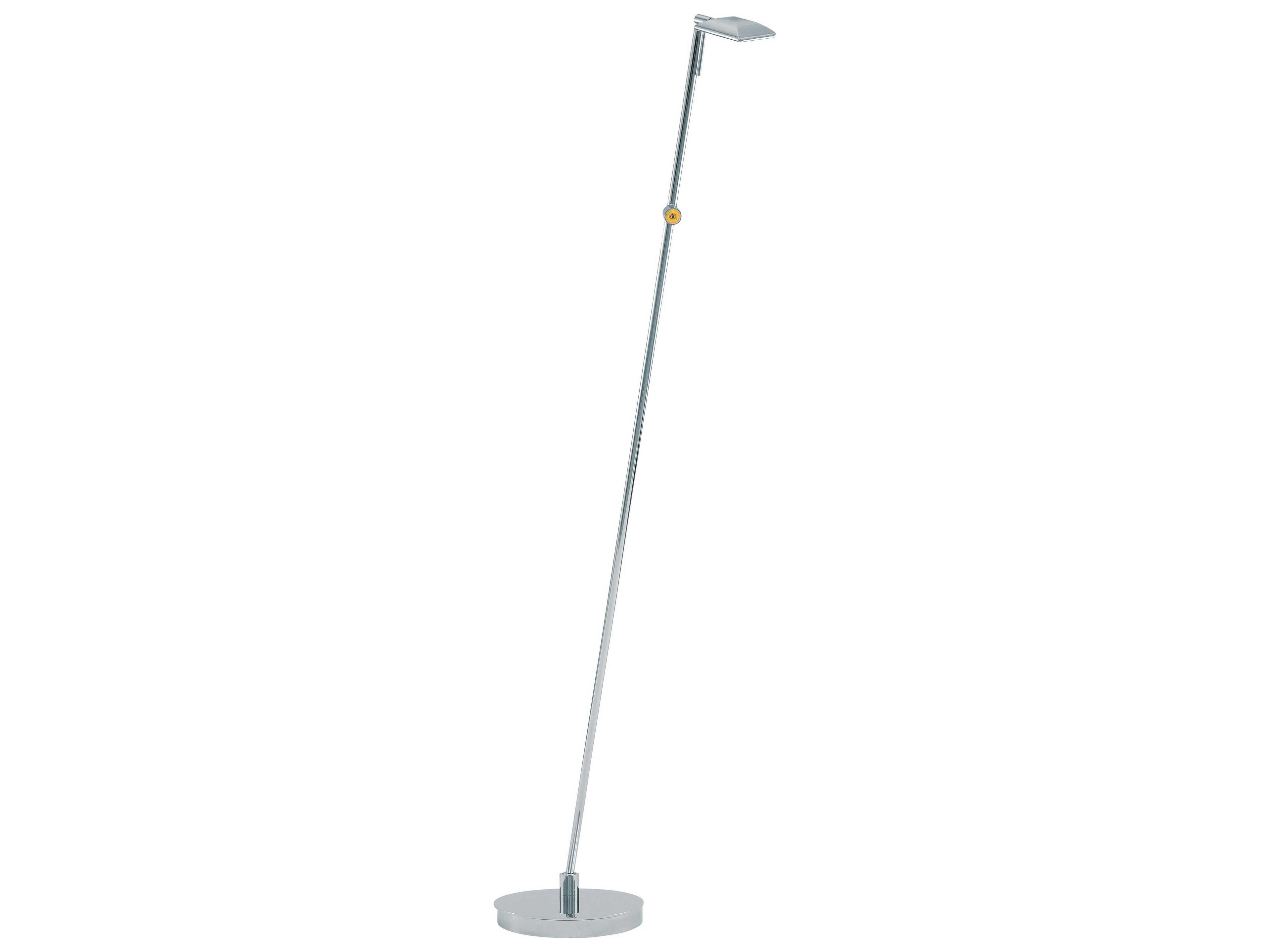 George Kovacs Georges Reading Room LED Chrome Floor Lamp