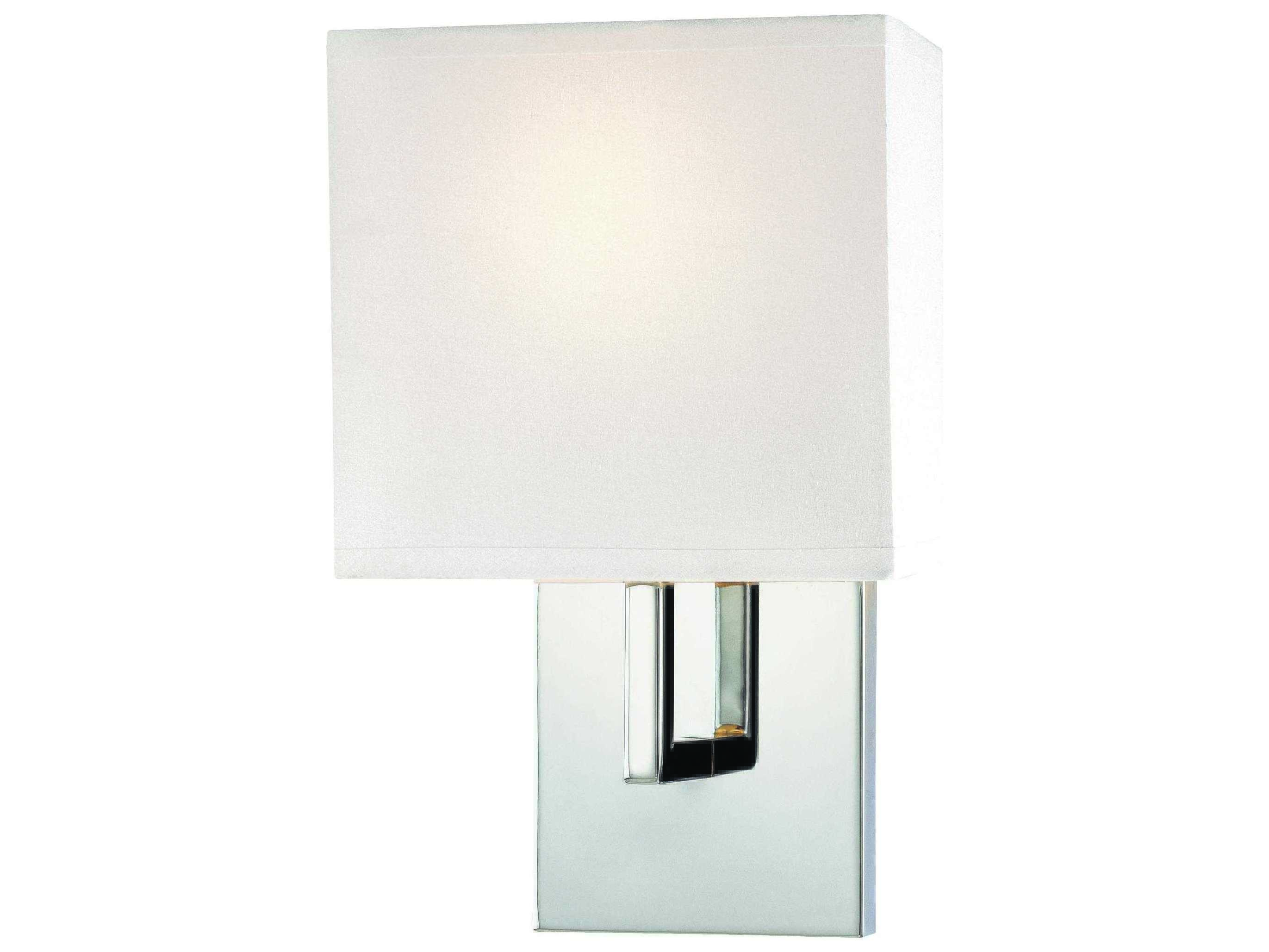 George Kovacs 1-Light Chrome White Wall Sconce