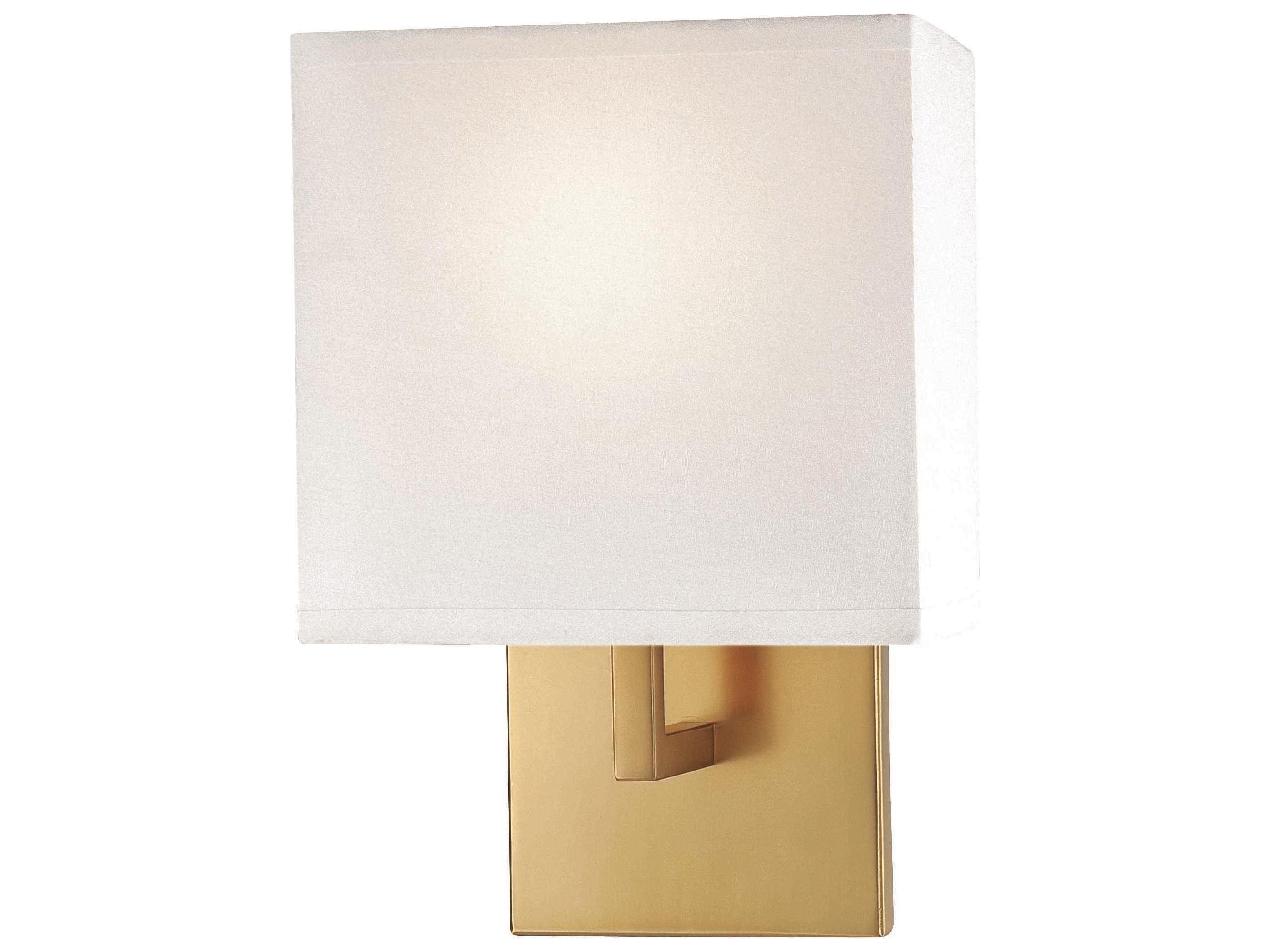 George Kovacs 1-Light Honey Gold White Wall Sconce
