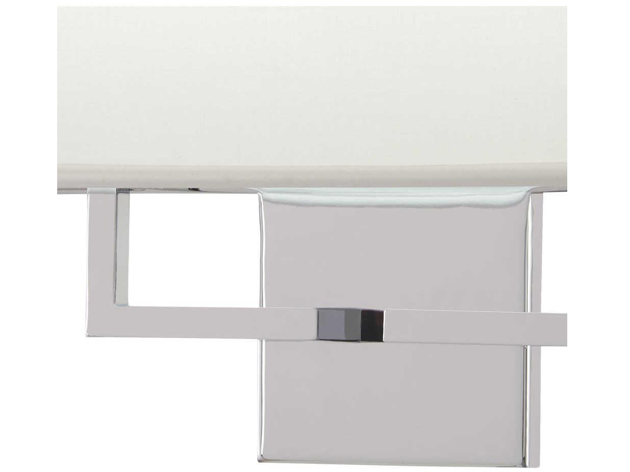 George Kovacs 1-Light White Chrome Glass LED Wall Sconce