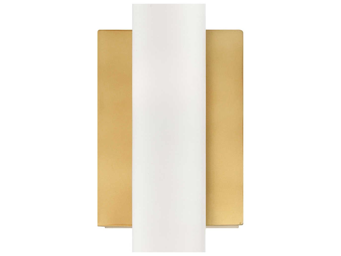 George Kovacs Tube 1-Light Honey Gold Glass LED Wall Sconce