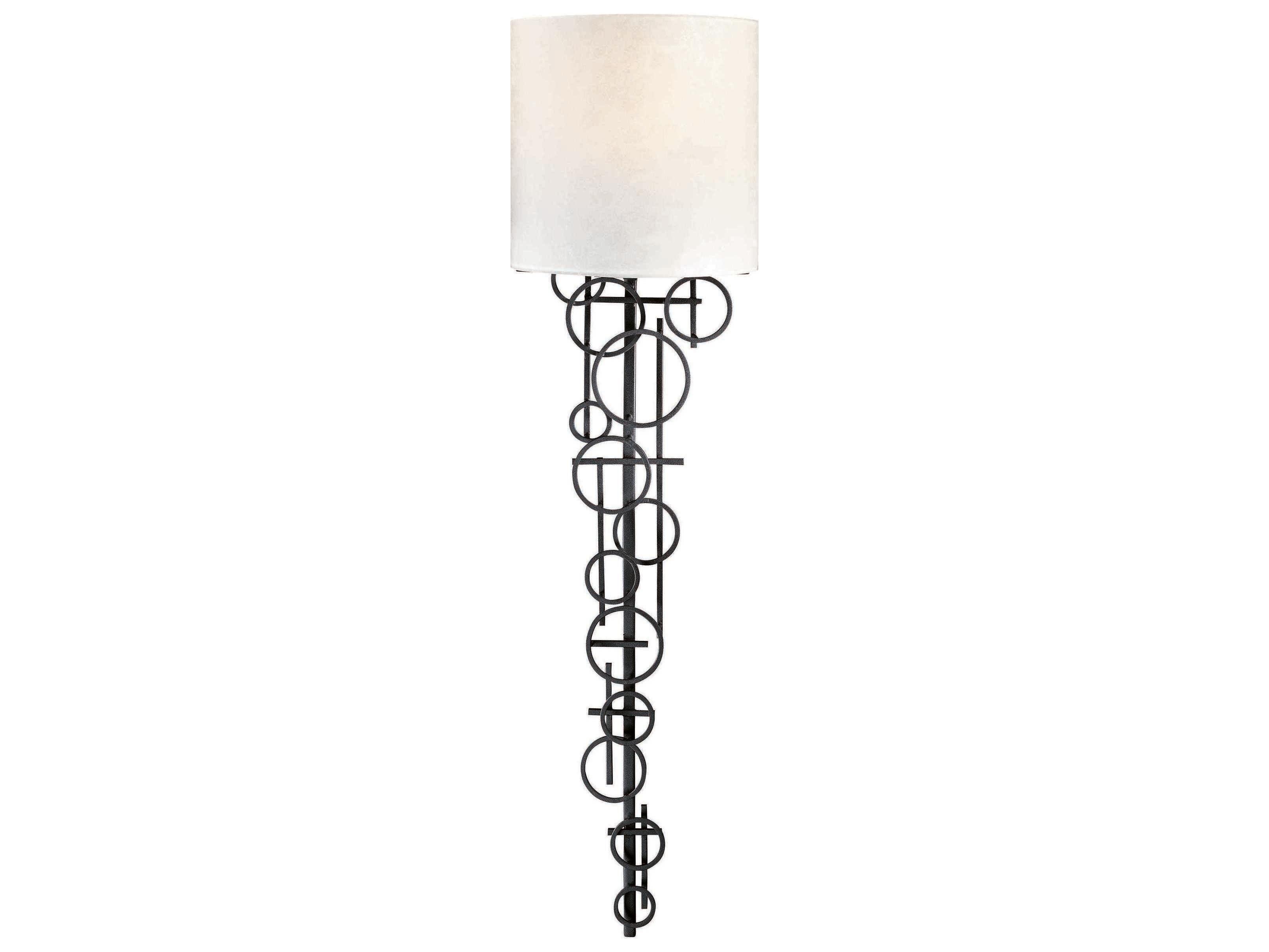 George Kovacs 1-Light Coal Black Glass Wall Sconce