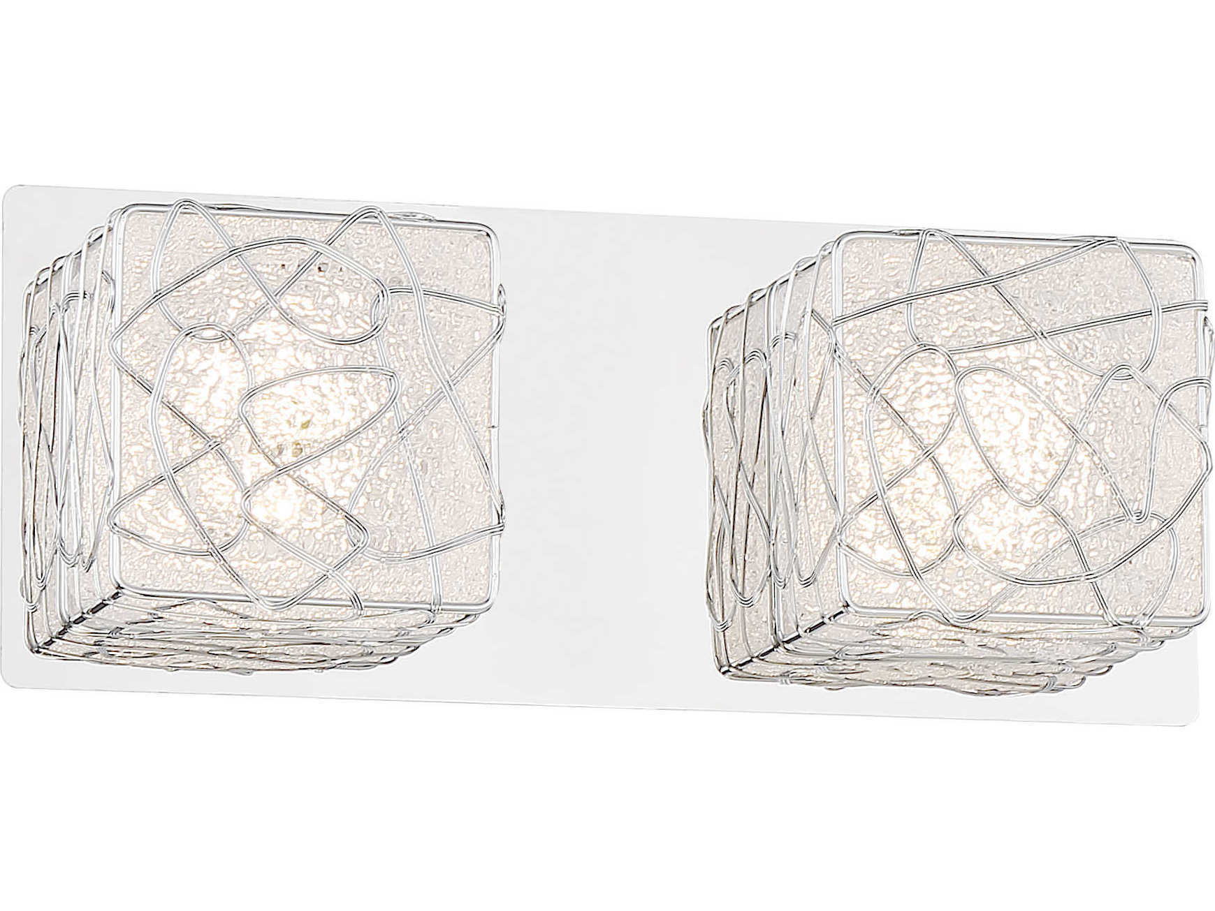 George Kovacs Livewire 2-Light Chrome LED Vanity Light