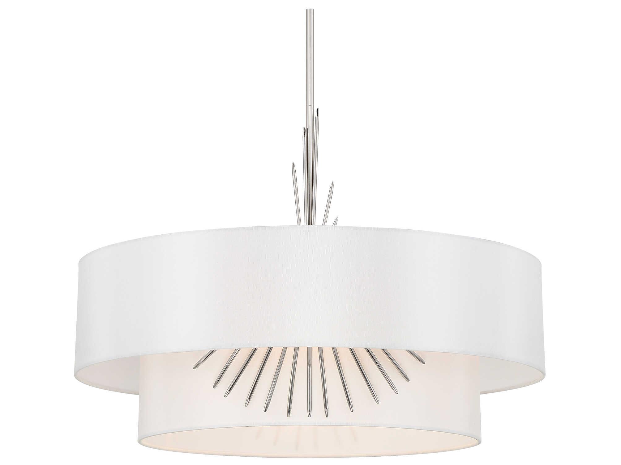 George Kovacs Gramercy 4-Light Polished Nickel Tiered Pendant