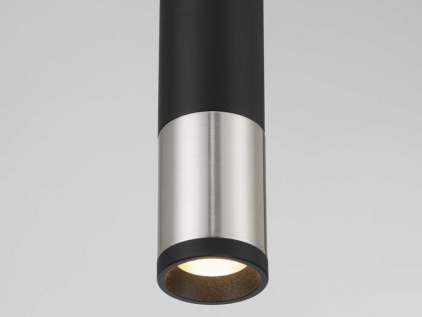 George Kovacs Wand 1-Light Coal Brushed Nickel Black Linear Mini Pendant