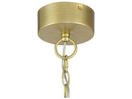 George Kovacs Dripping Gems 1-Light Soft Brass Black LED Geometric Mini Pendant