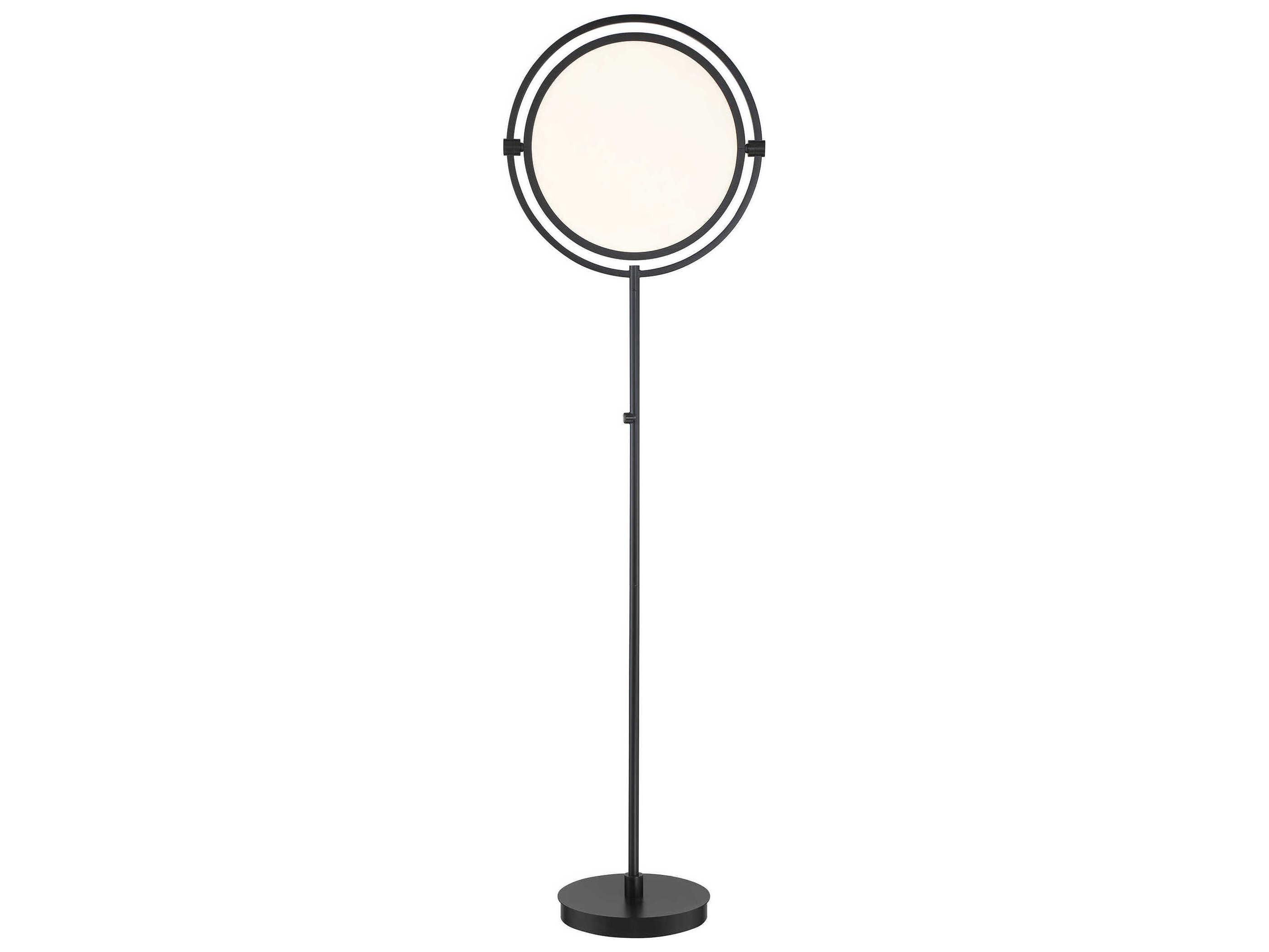 George Kovacs Studio- Coal Acrylic Black LED Floor Lamp