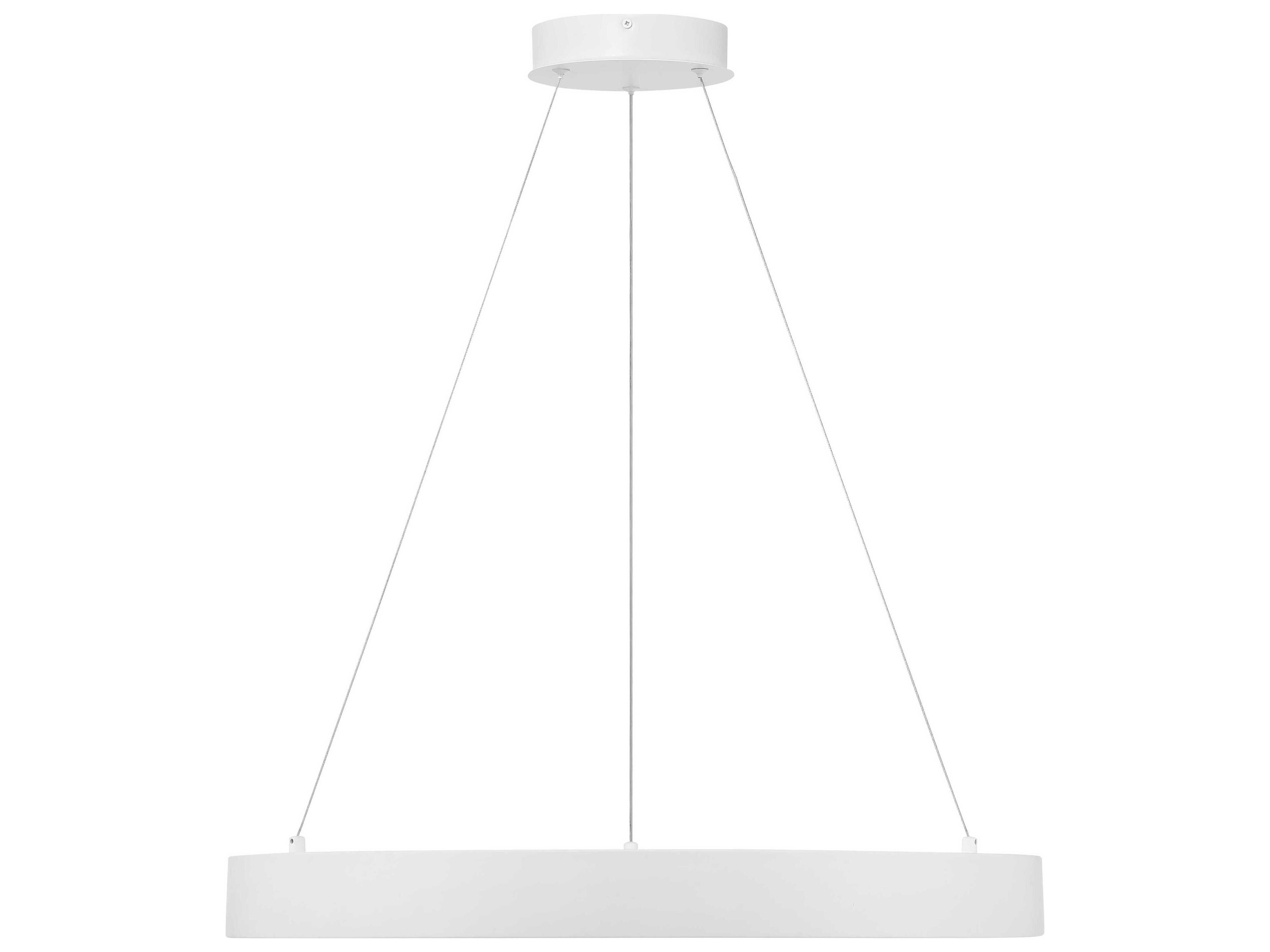 George Kovacs Conc 1-Light Matte White Round Pendant