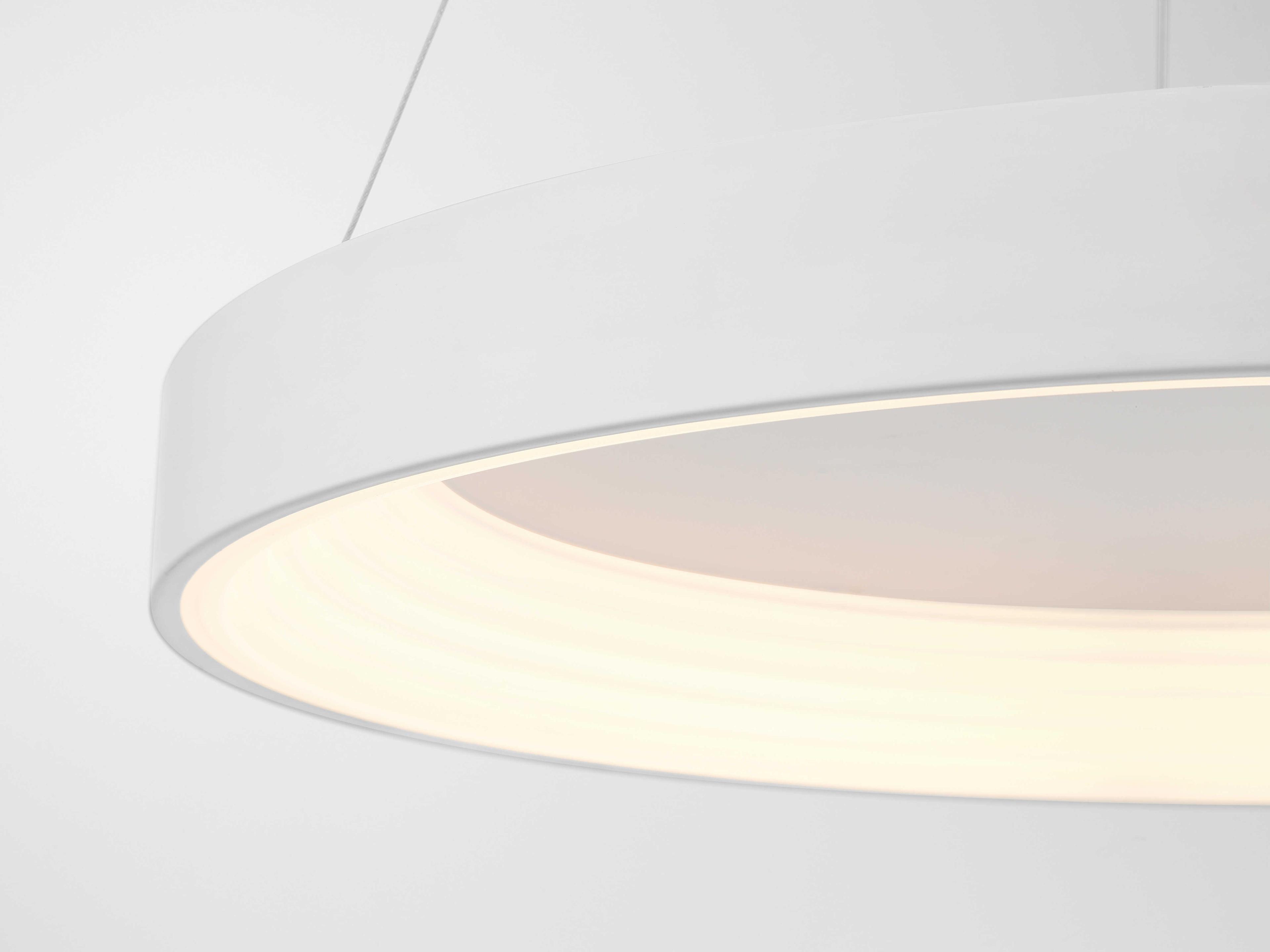 George Kovacs Conc 1-Light Matte White Round Pendant
