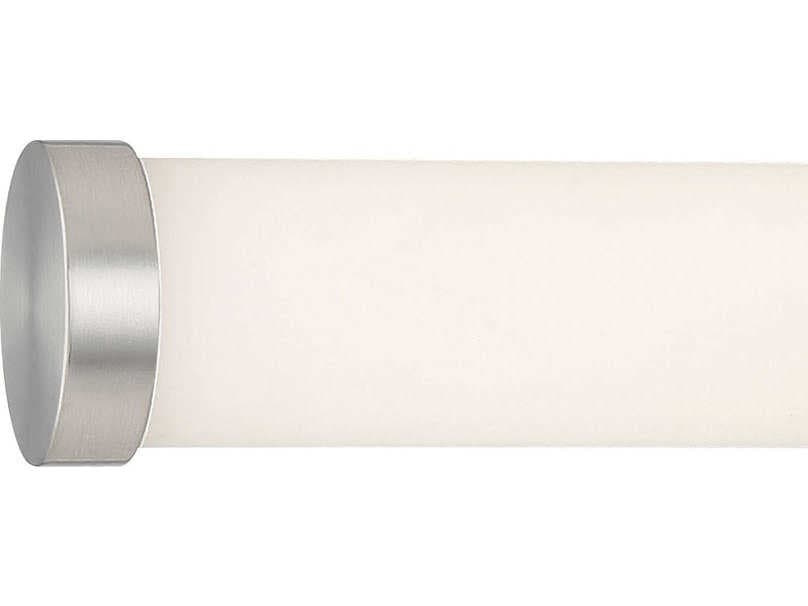 George Kovacs 1-Light Brushed Nickel Glass LED Vanity Light