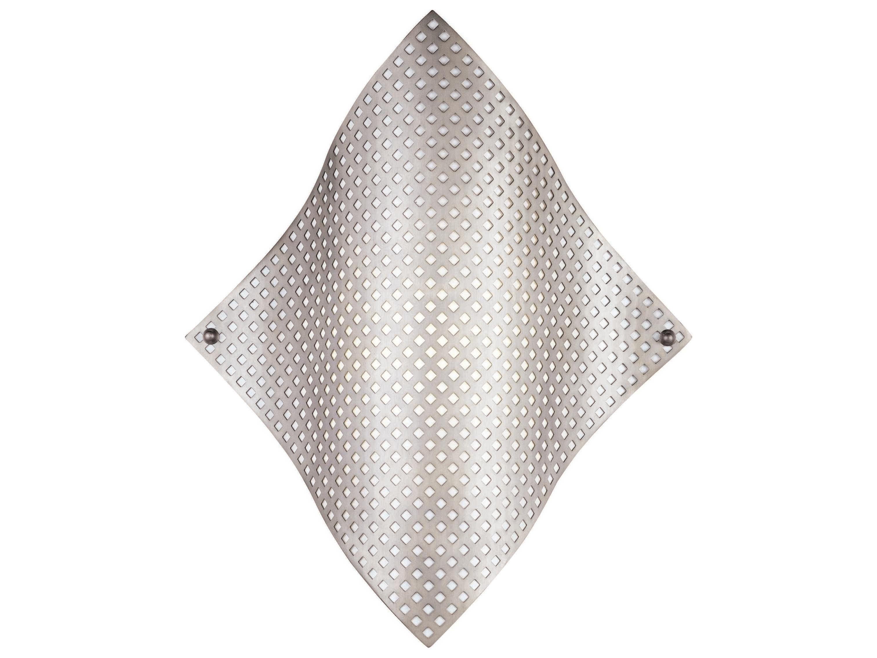 George Kovacs Grid 1-Light Brushed Nickel Wall Sconce