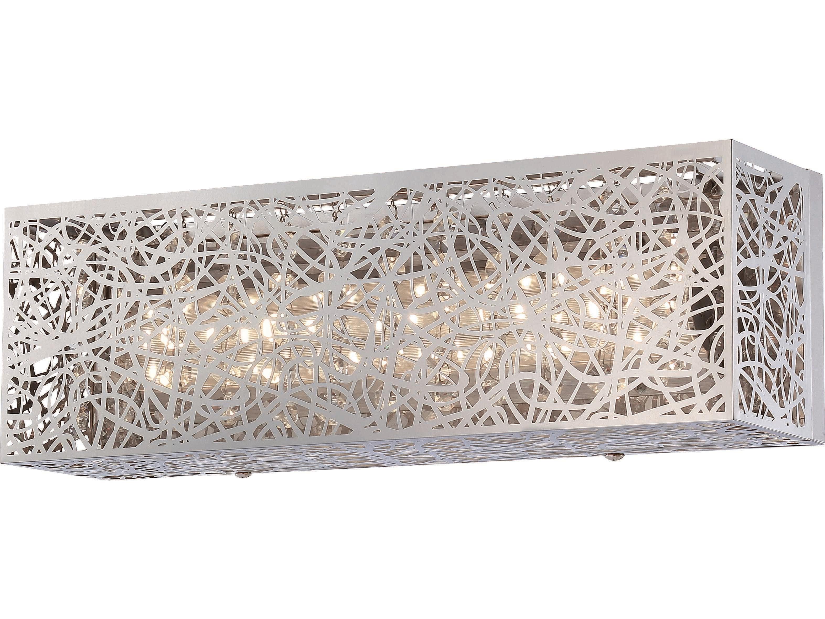 George Kovacs Hidden Gems 1-Light Chrome Crystal LED Vanity Light