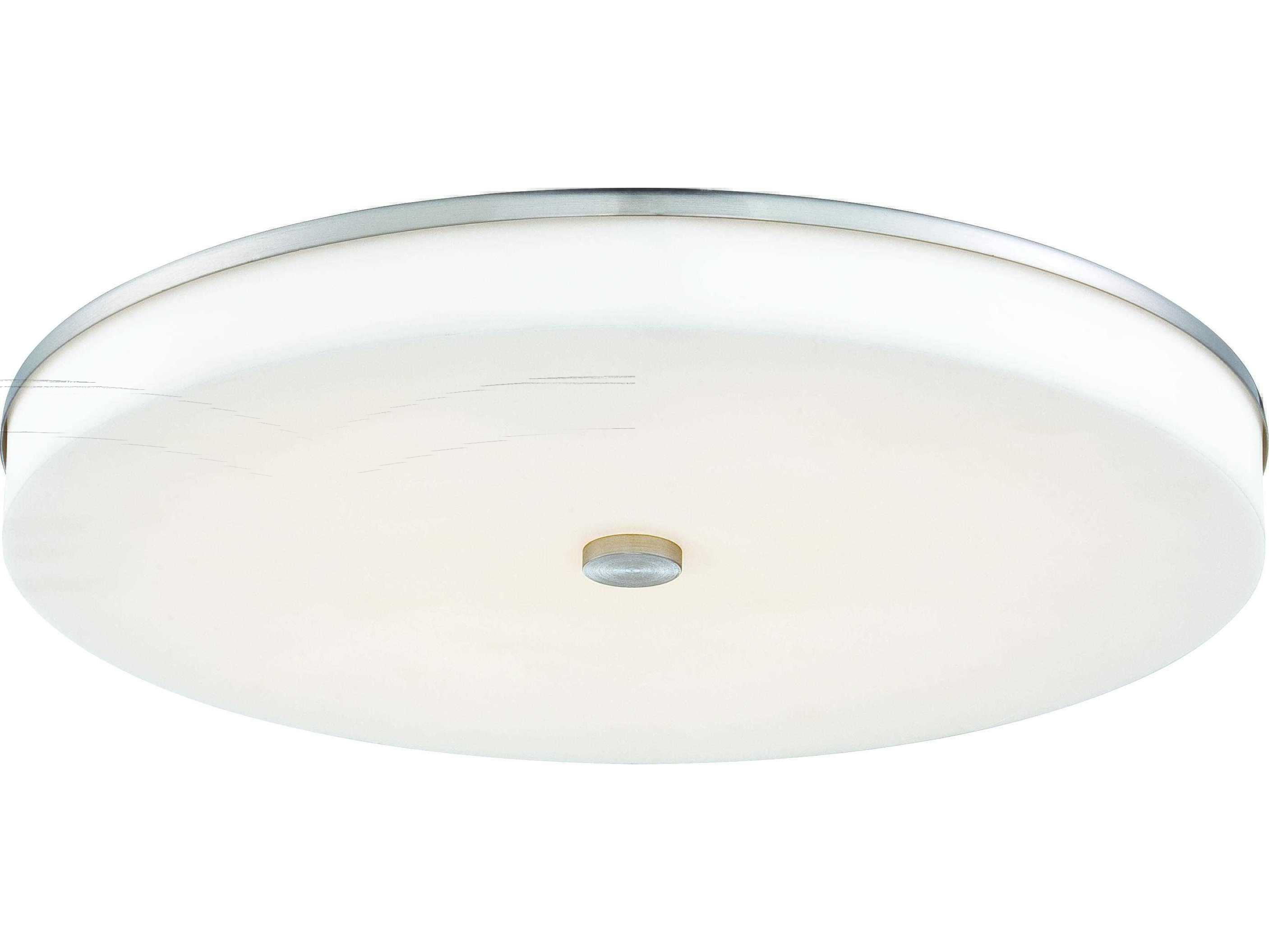 George Kovacs U.h.o. 1-Light Brushed Nickel LED Round Flush Mount