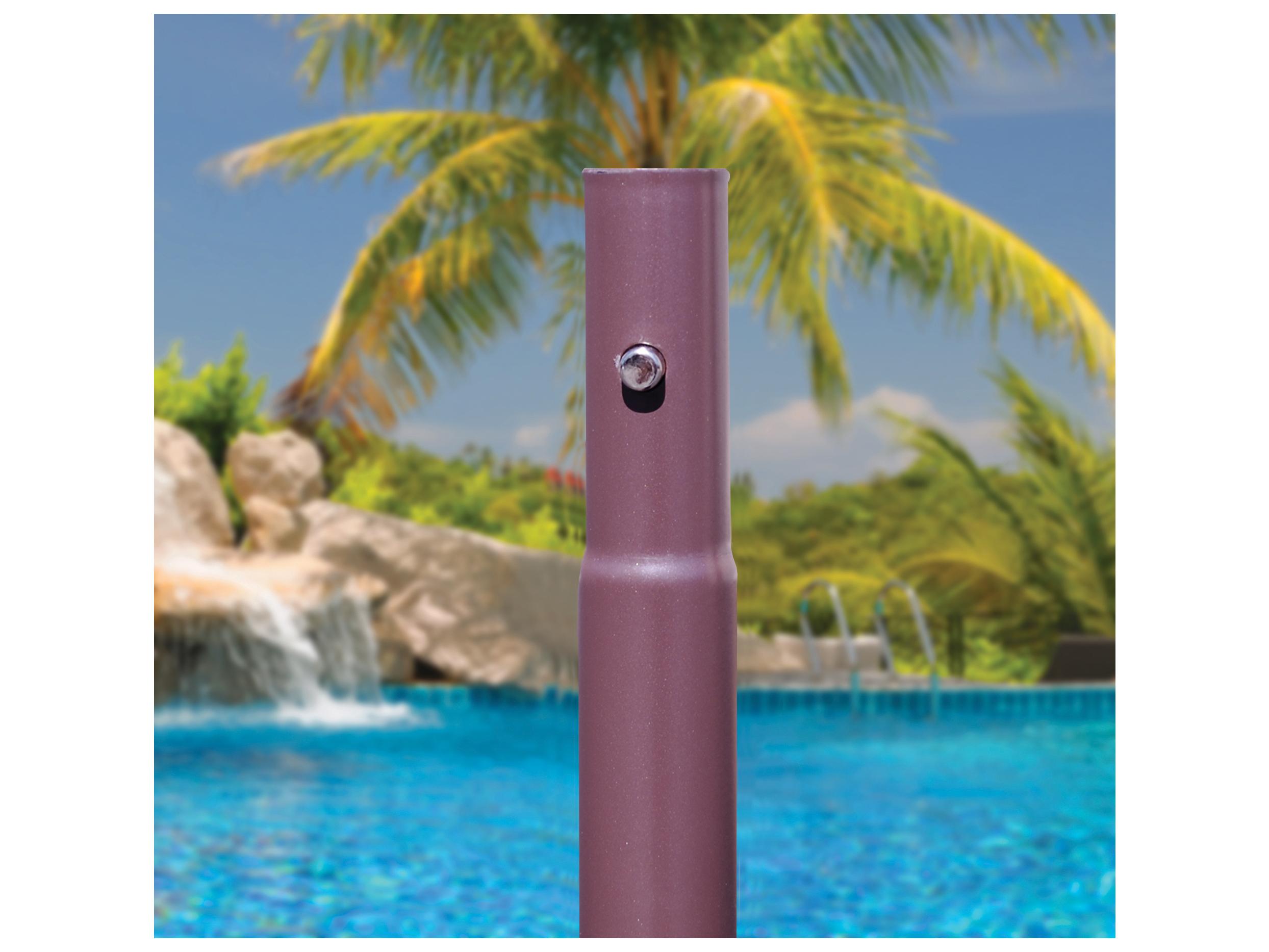 Galtech Quick Ship Aluminum 9 Foot Octagon Crank Lift Manual Tilt Outdoor Patio Umbrella