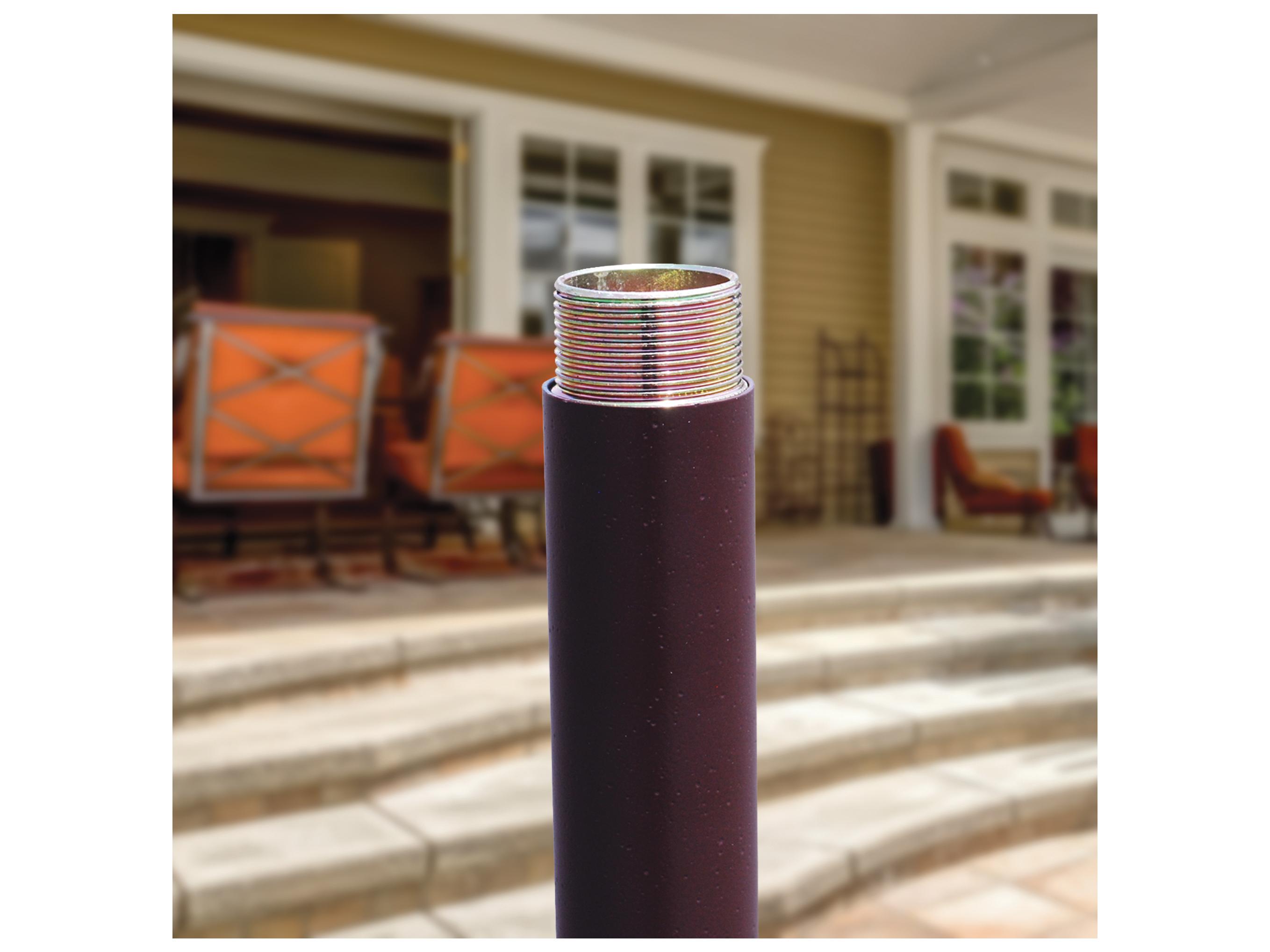 Galtech Quick Ship Aluminum 8 x 11 Foot Oval Crank Lift Auto Tilt Outdoor Umbrella