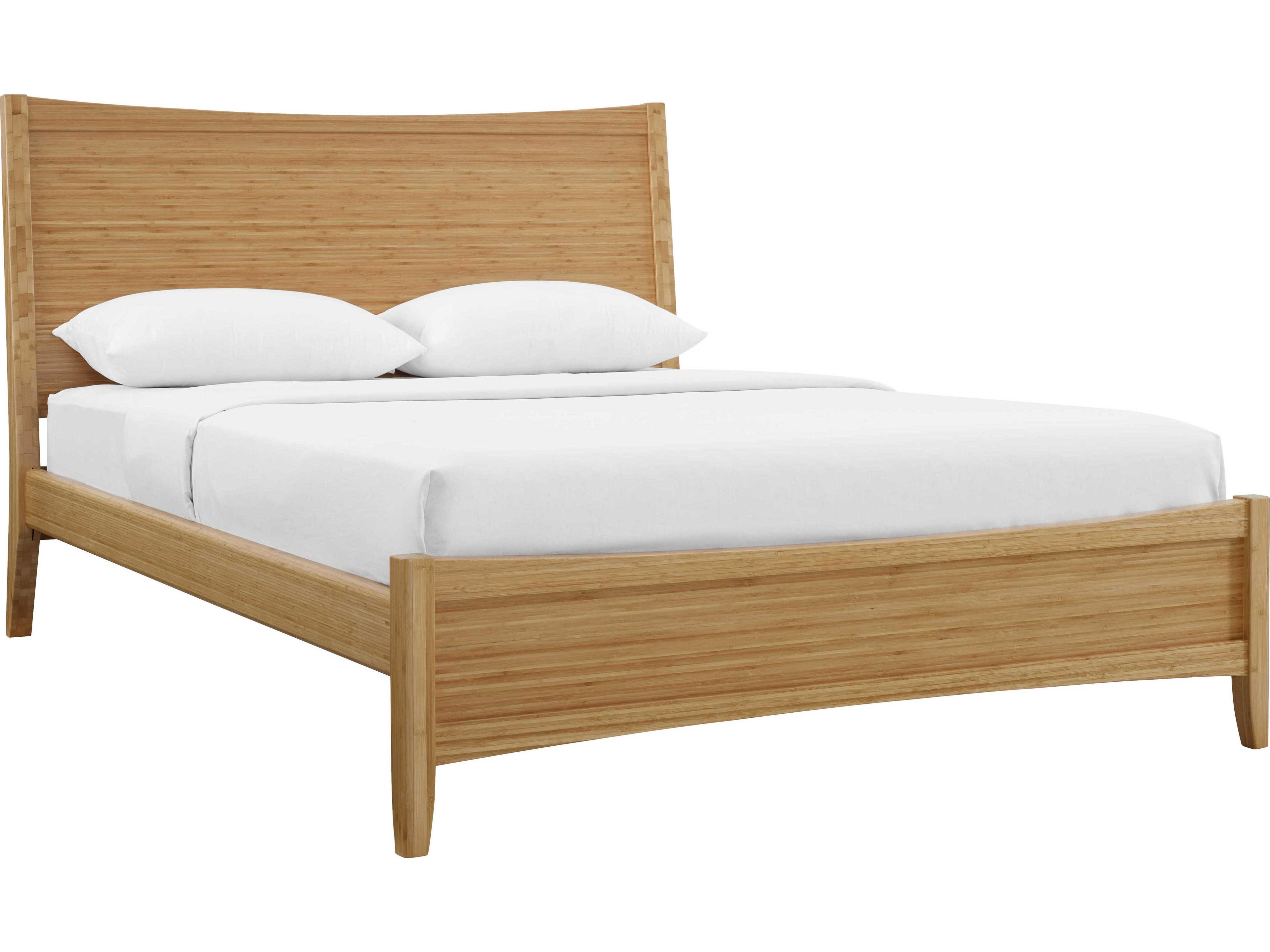 Greenington Eco Ridge By Bamax Caramelized Brown Bamboo Wood Queen Platform Bed