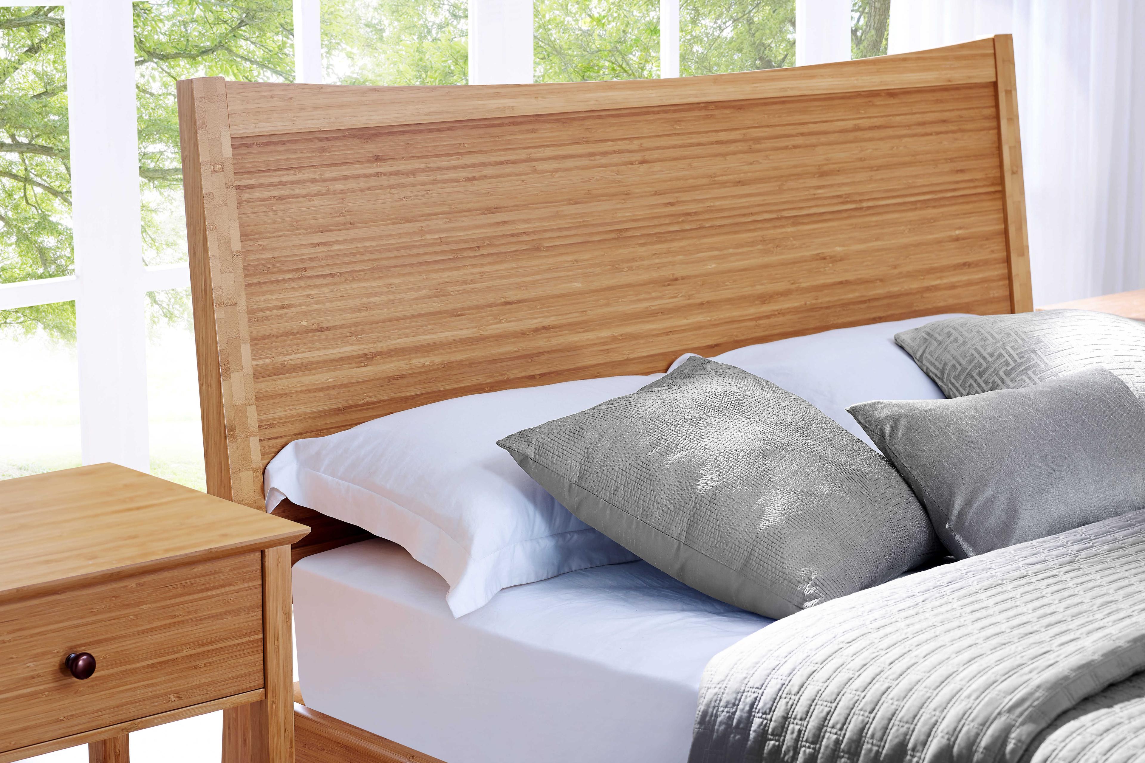 Greenington Eco Ridge By Bamax 1-Drawer Brown Bamboo Wood Nightstand