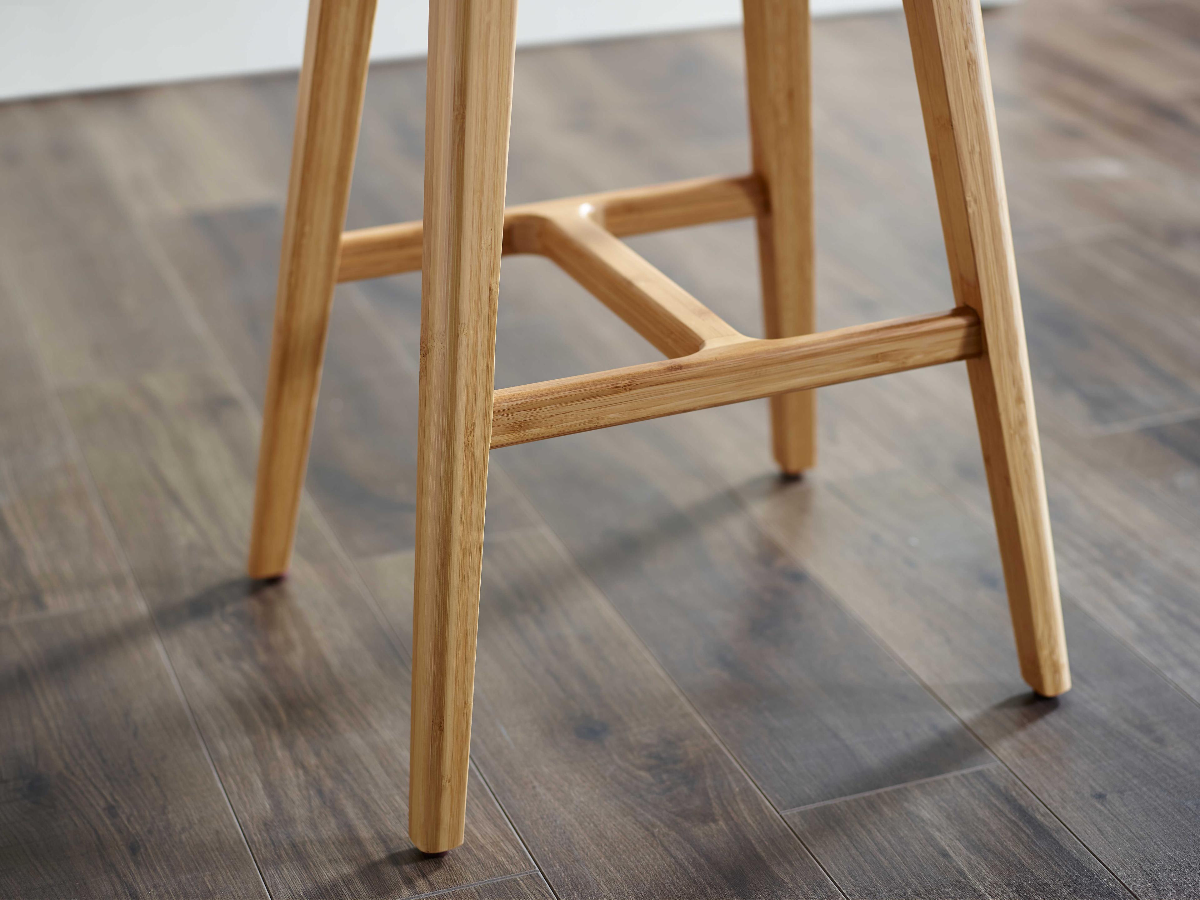 Greenington Eco Ridge Bamboo Wood Caramelized Counter Stool