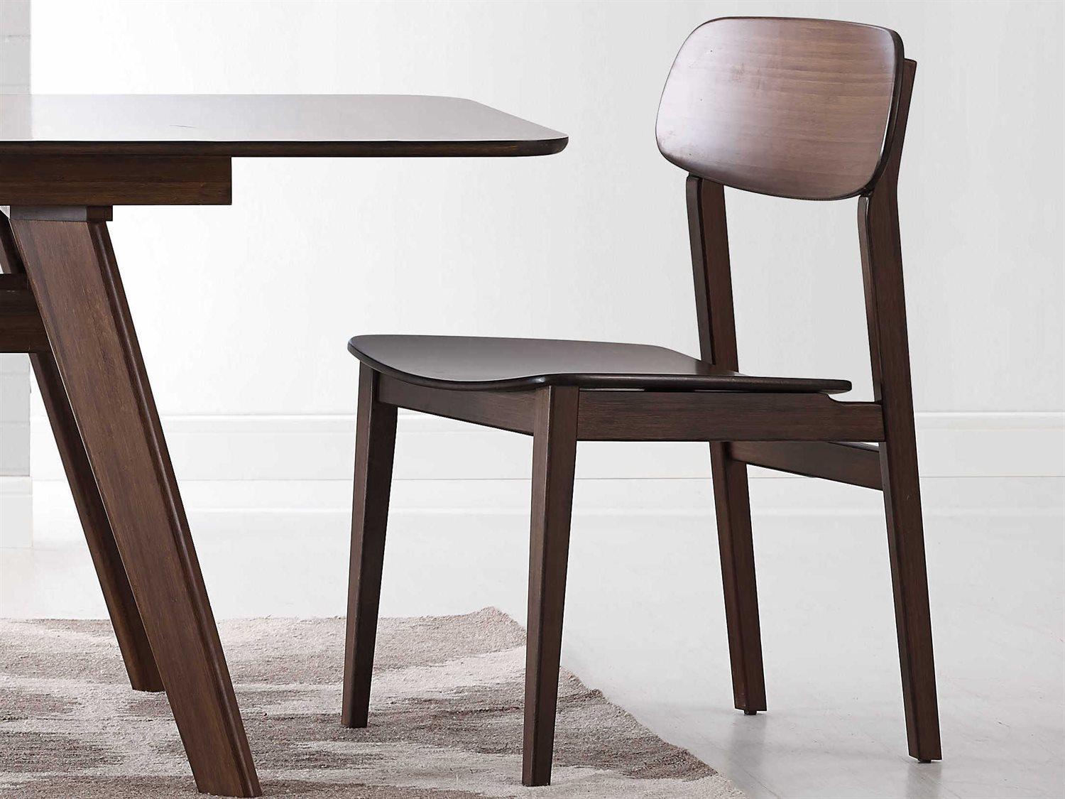 Greenington Currant Bamboo Wood Black Side Dining Chair