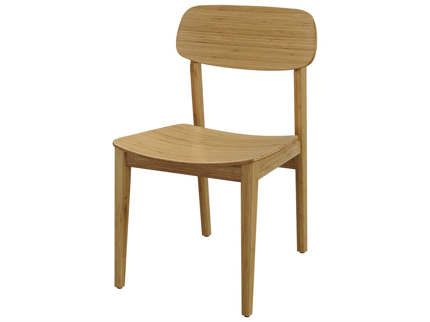 Greenington Currant Bamboo Wood Brown Side Dining Chair