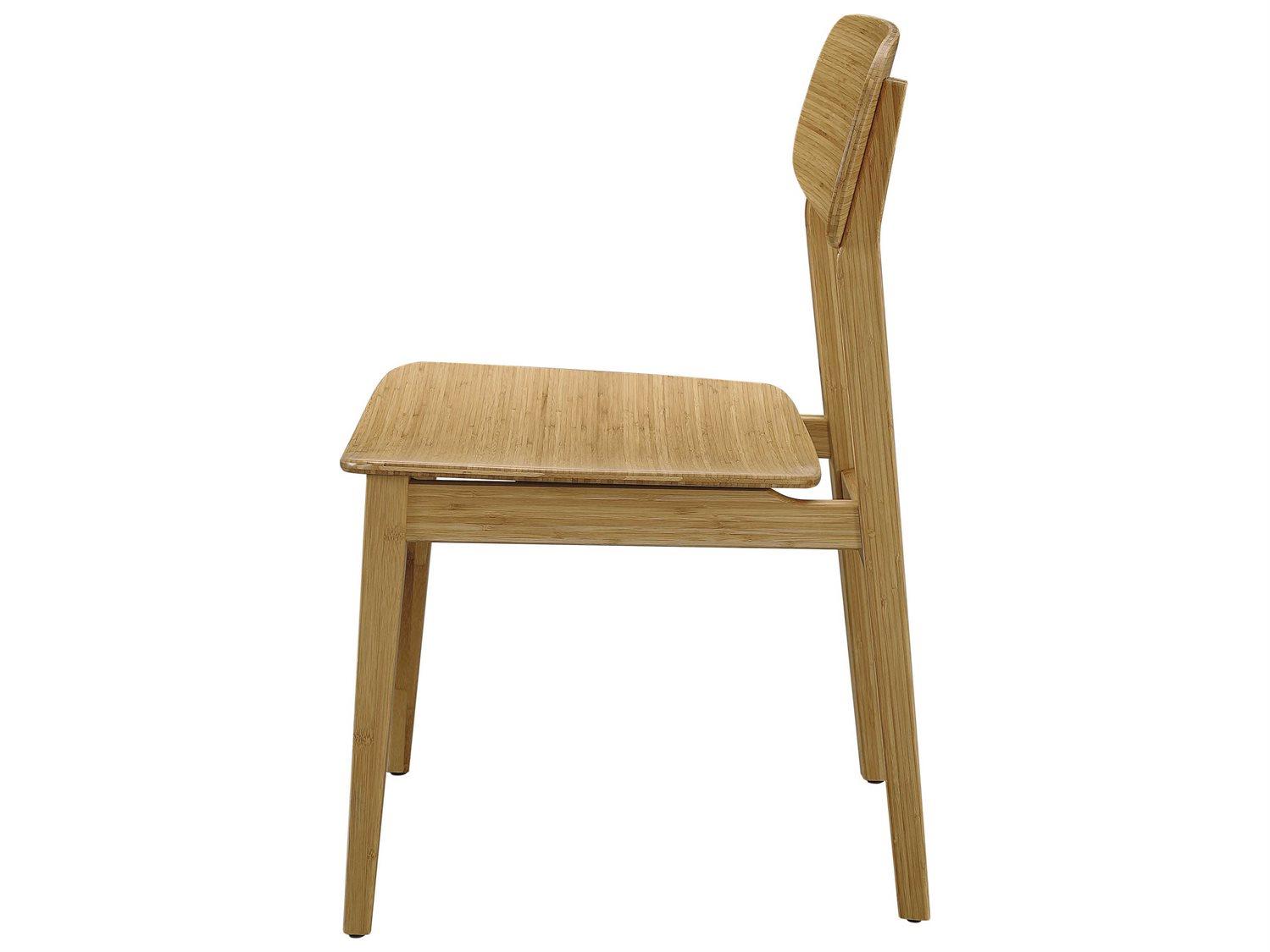 Greenington Currant Bamboo Wood Brown Side Dining Chair