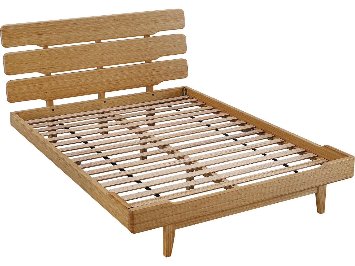 Greenington Currant Caramelized Brown Bamboo Wood King Platform Bed