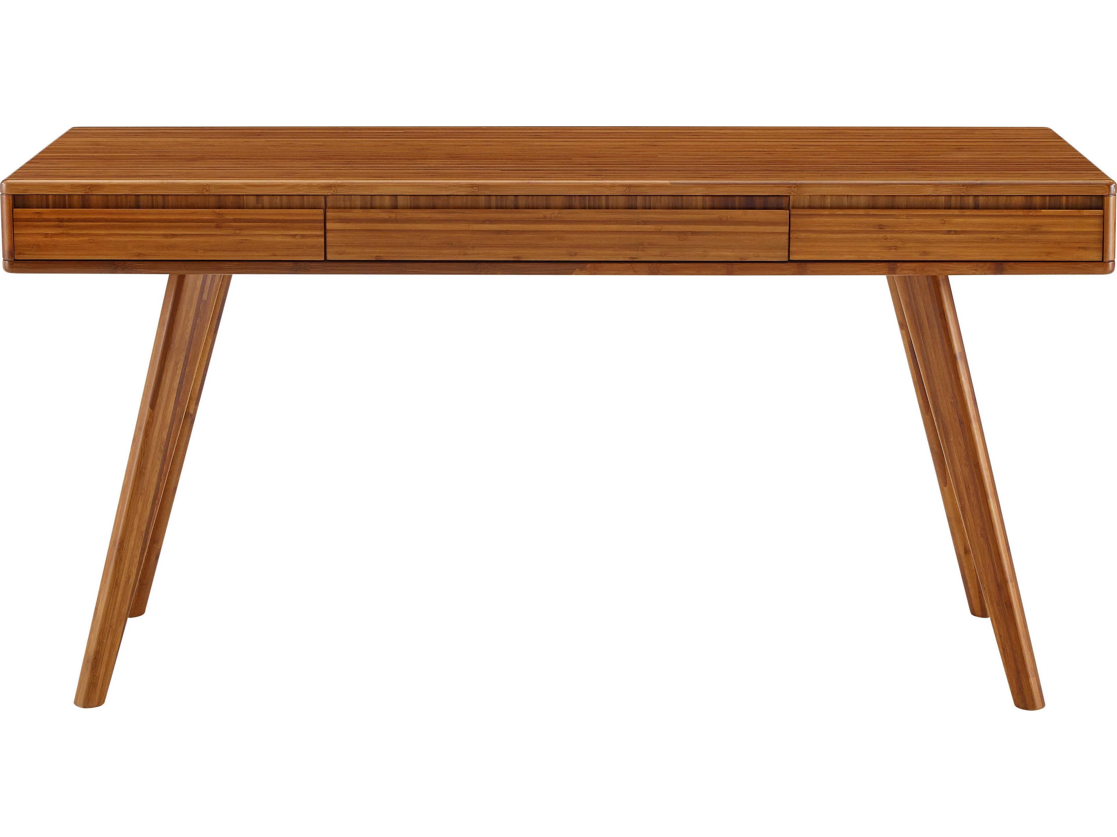 Greenington Currant Amber Brown Bamboo Wood Writing Desk