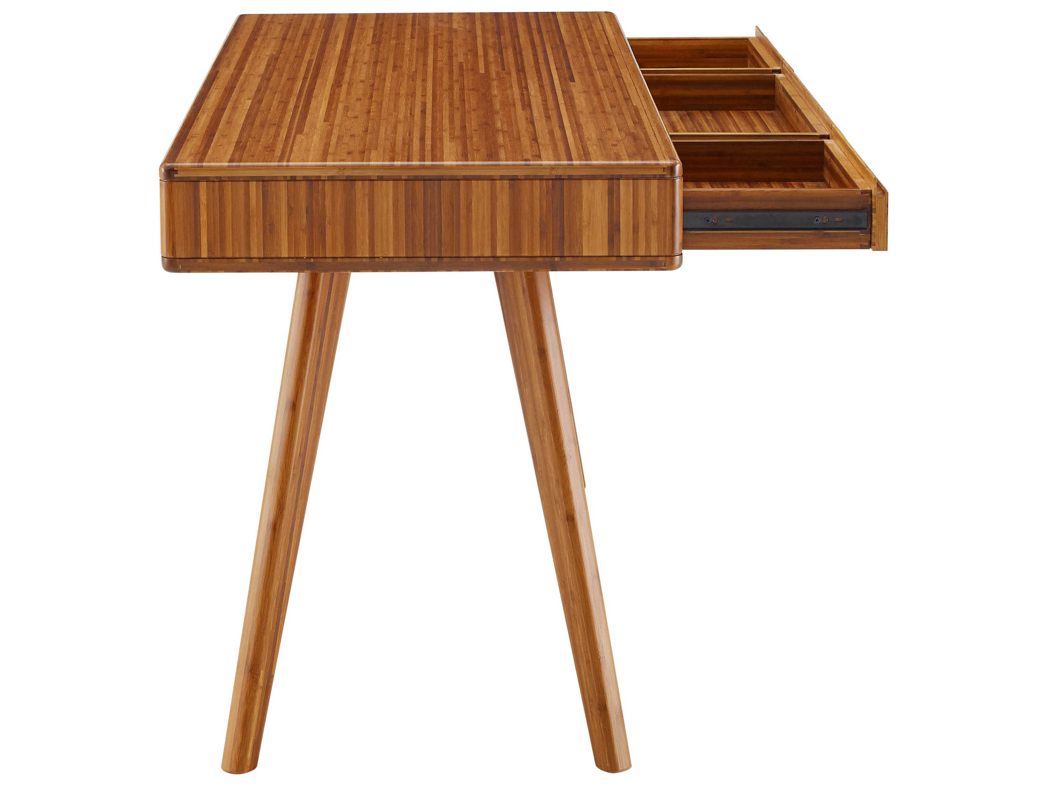 Greenington Currant Amber Brown Bamboo Wood Writing Desk