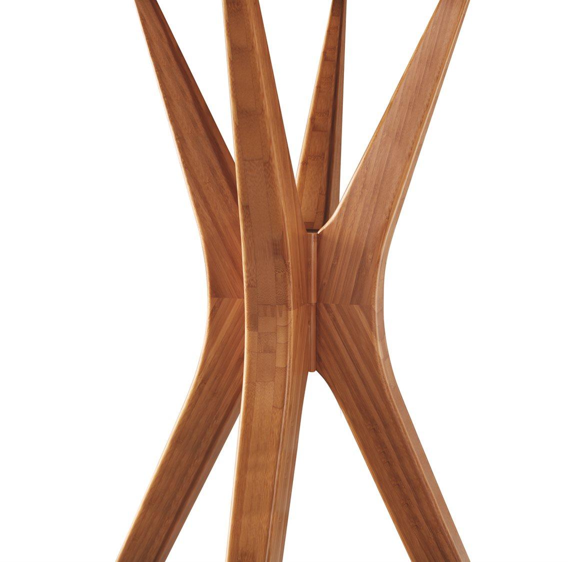 Greenington Mimosa Caramelized Round Wood Bar Table