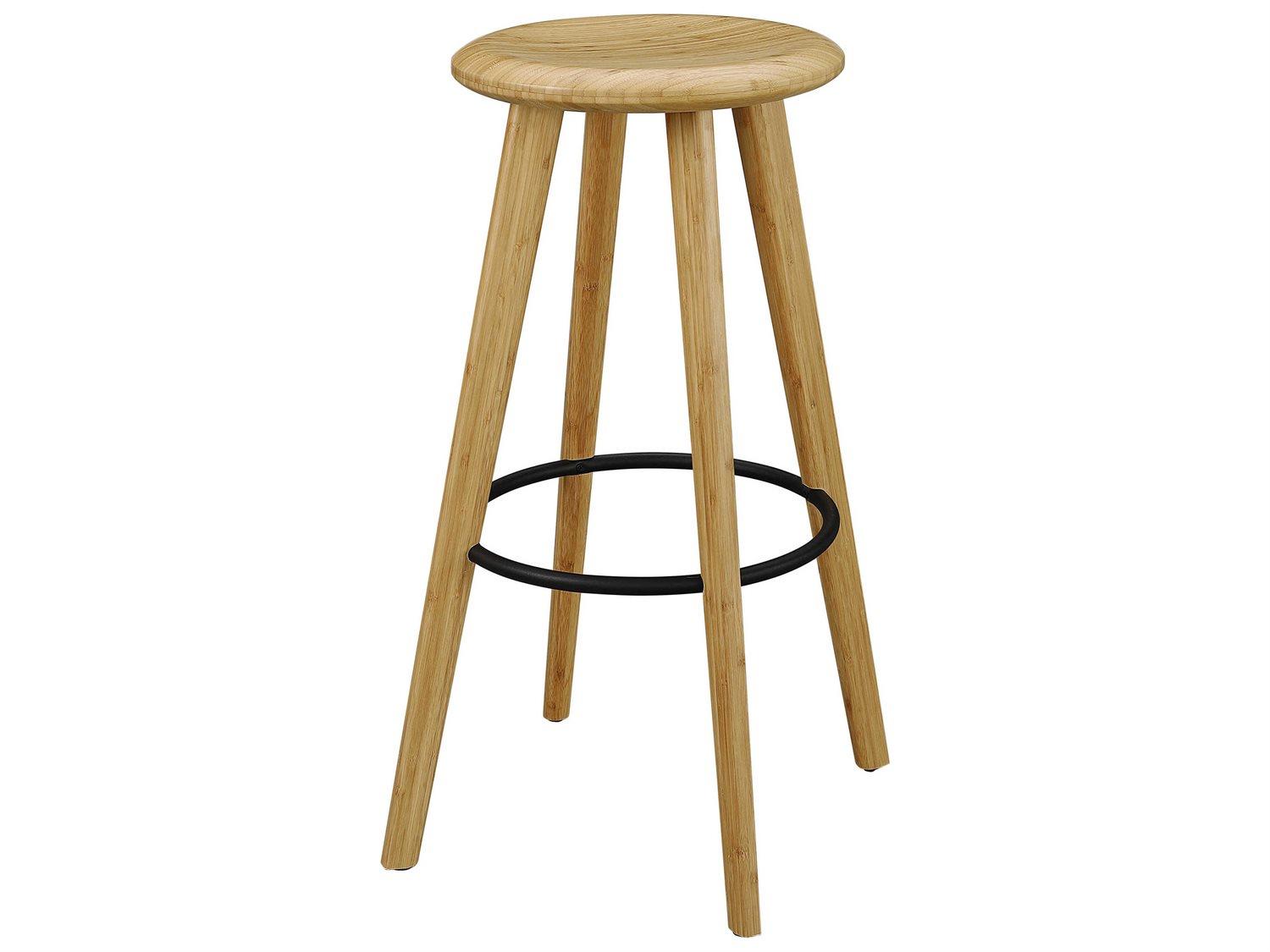 Greenington Mimosa Bamboo Wood Caramelized Bar Stool