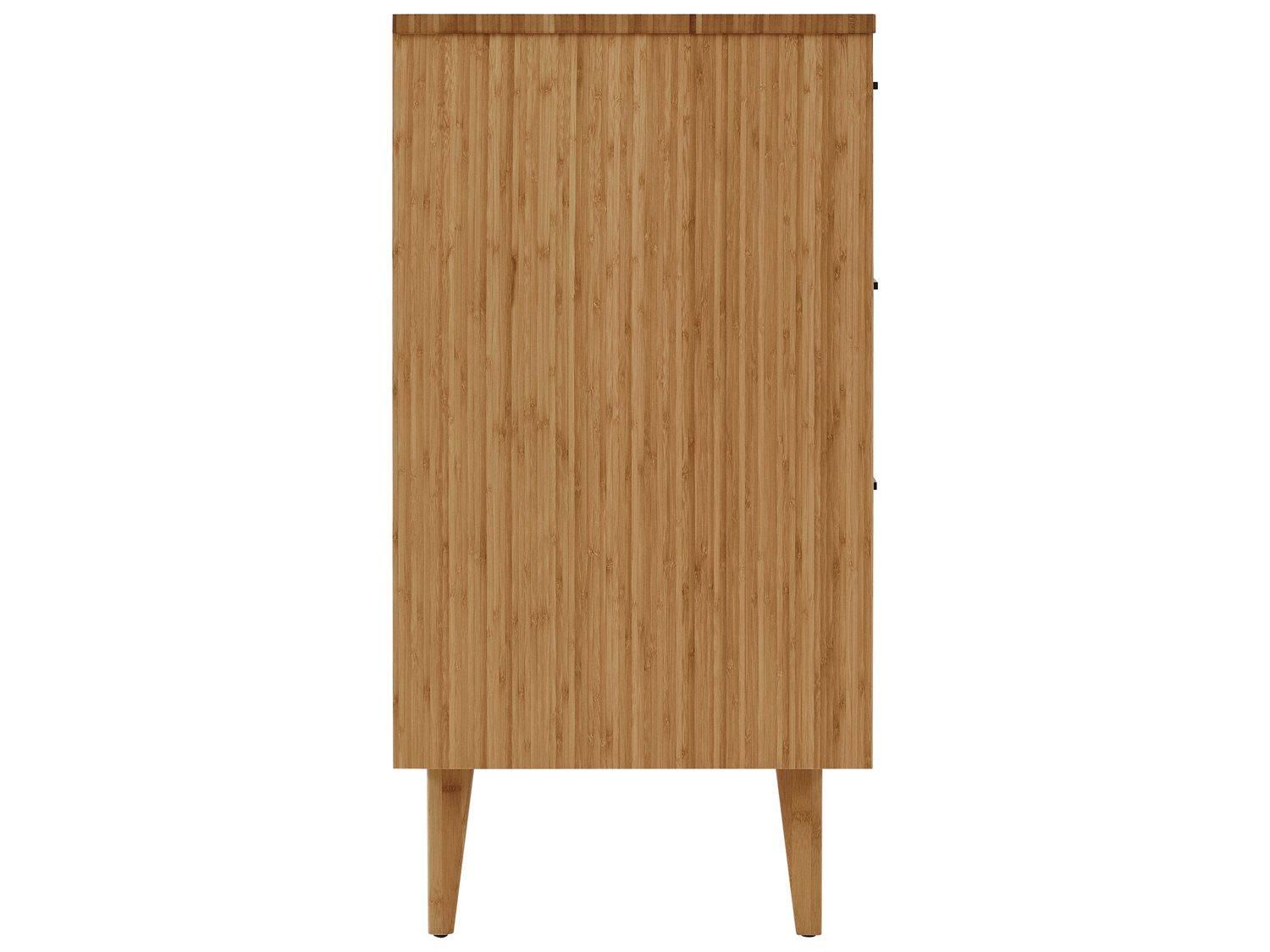 Greenington Sienna 6-Drawers Brown Bamboo Wood Double Dresser