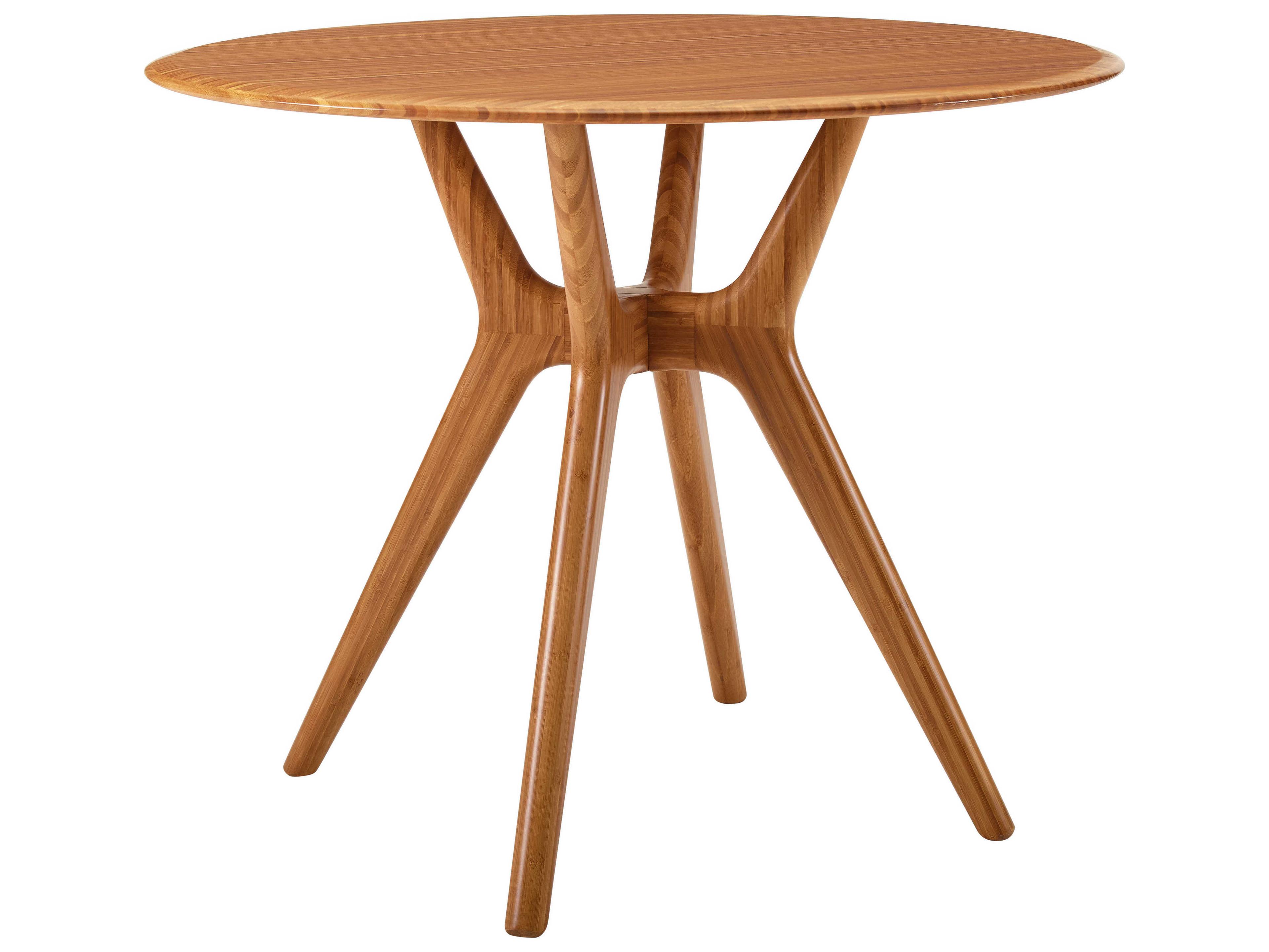 Greenington Sitka Round Bamboo Amber Dining Table