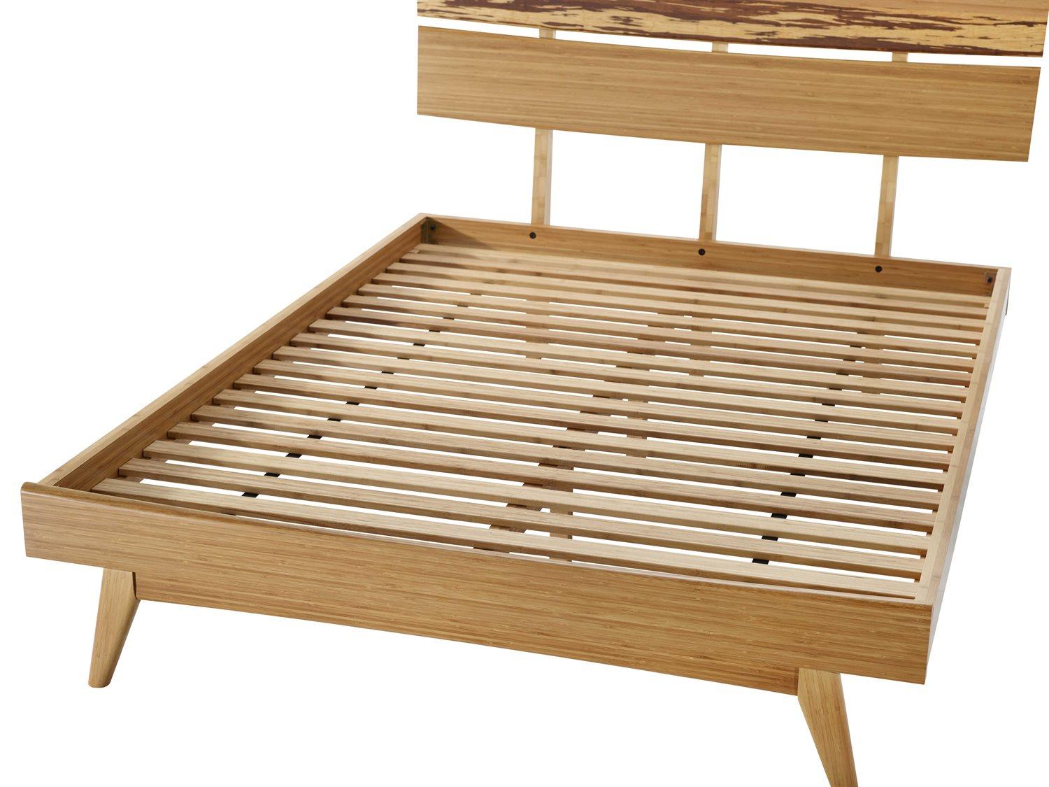 Greenington Azara Caramelized Beige Bamboo Wood King Panel Bed