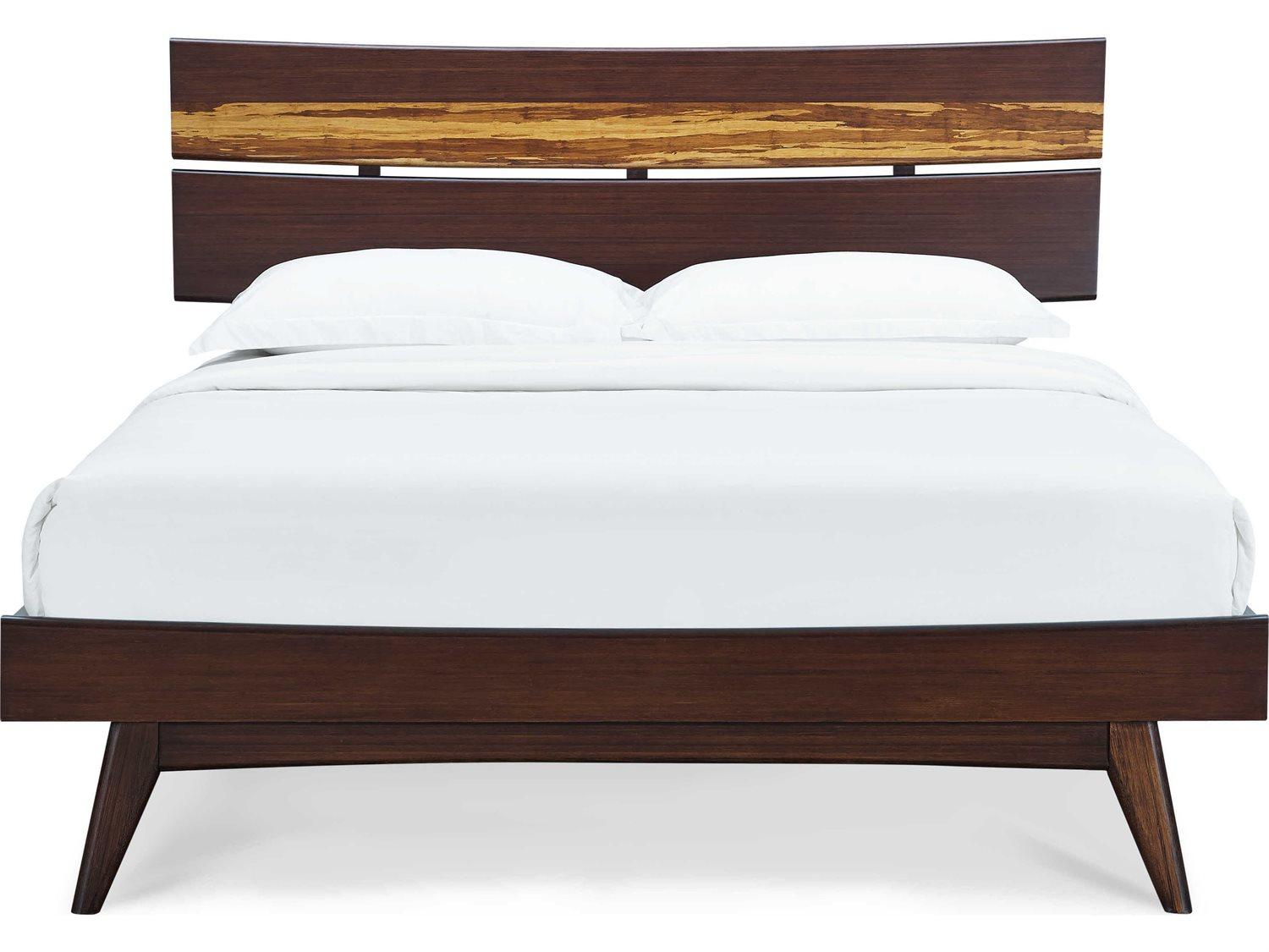 Greenington Azara Sable Brown Bamboo Wood King Platform Bed