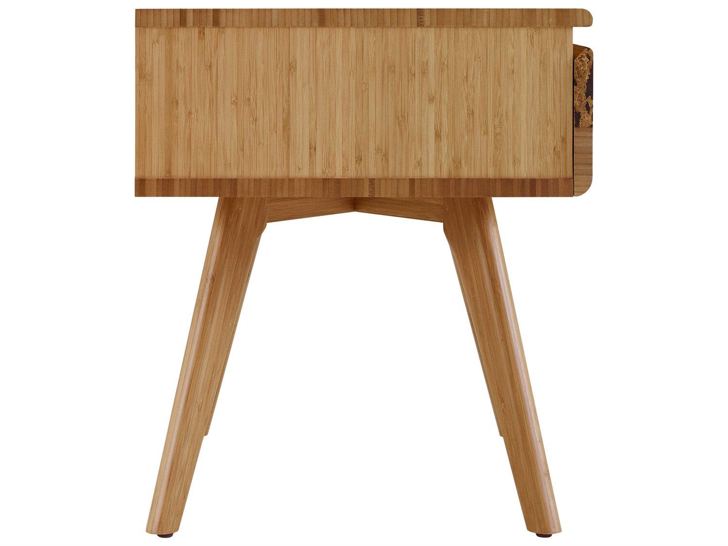 Greenington Azara 1-Drawer Beige Bamboo Wood Nightstand