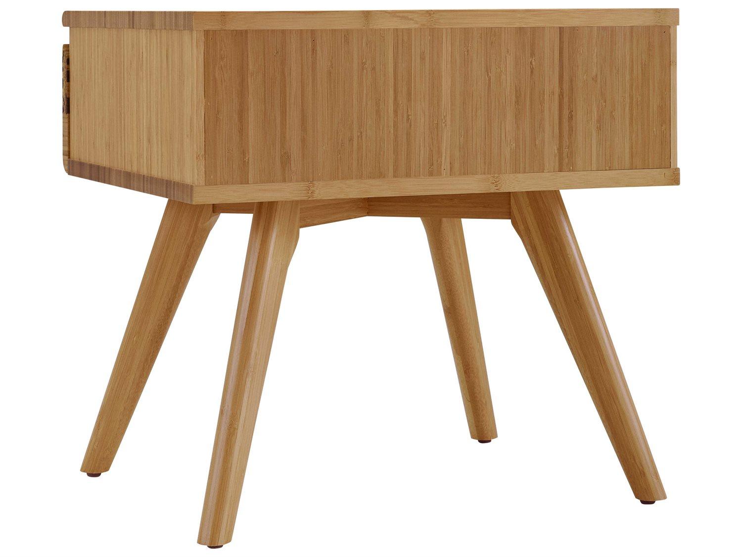 Greenington Azara 1-Drawer Beige Bamboo Wood Nightstand