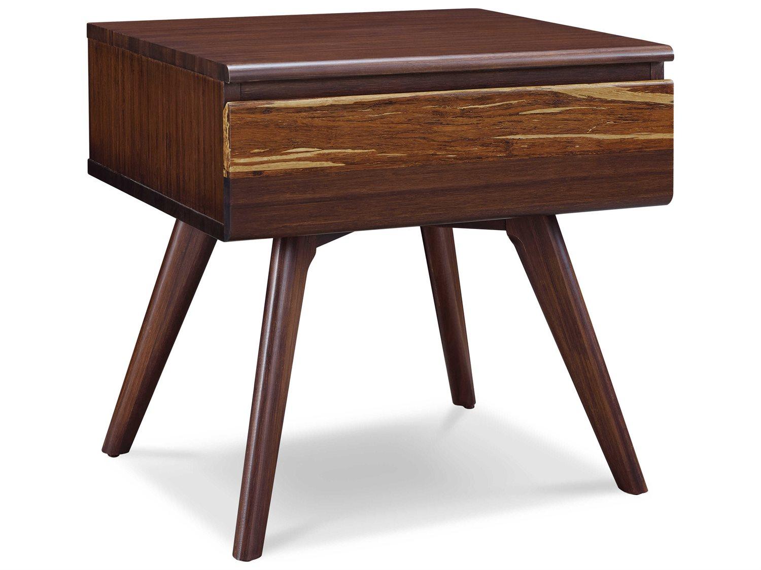 Greenington Azara 1-Drawer Brown Bamboo Wood Nightstand