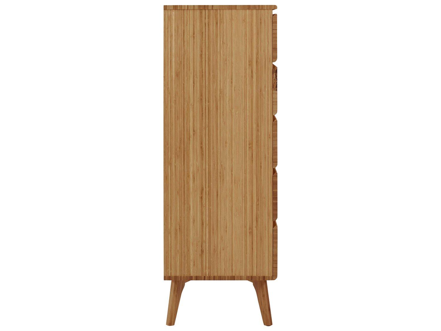 Greenington Azara 5-Drawers Caramelized Brown Bamboo Wood Accent Chest