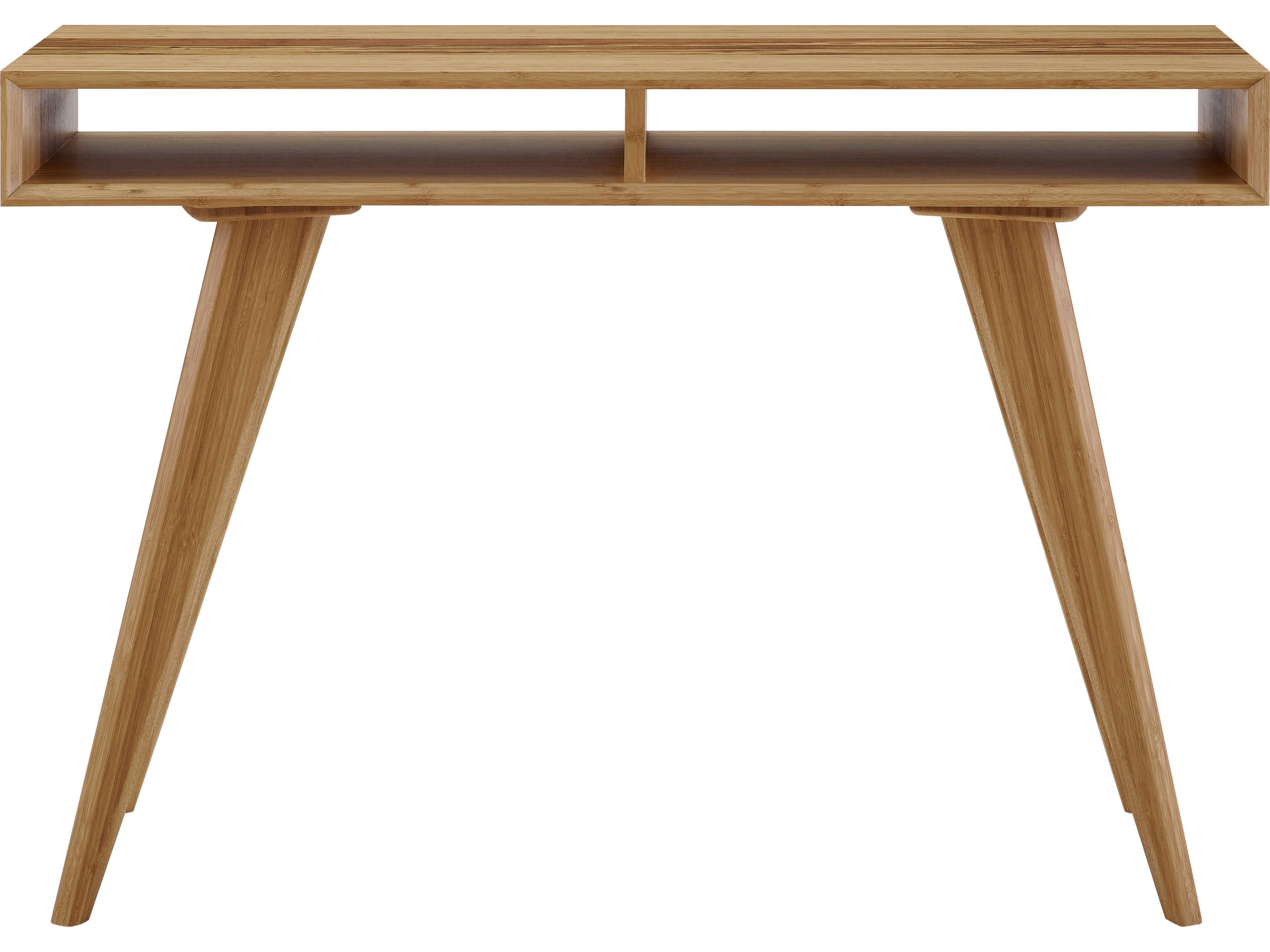 Greenington Azara Rectangular Wood Caramelized Exotic Tiger Console Table