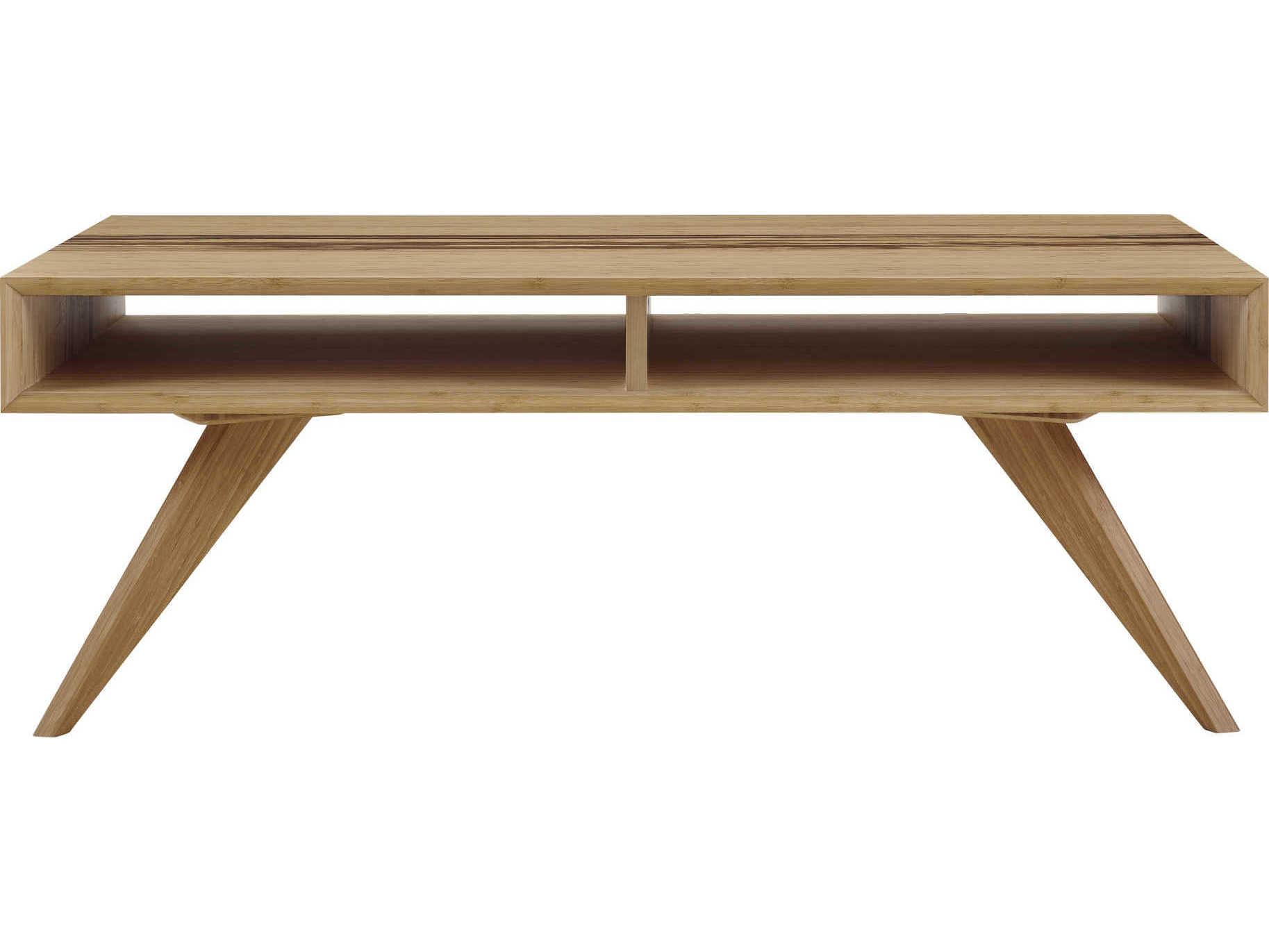 Greenington Azara Rectangular Wood Caramelized exotic Tiger Coffee Table