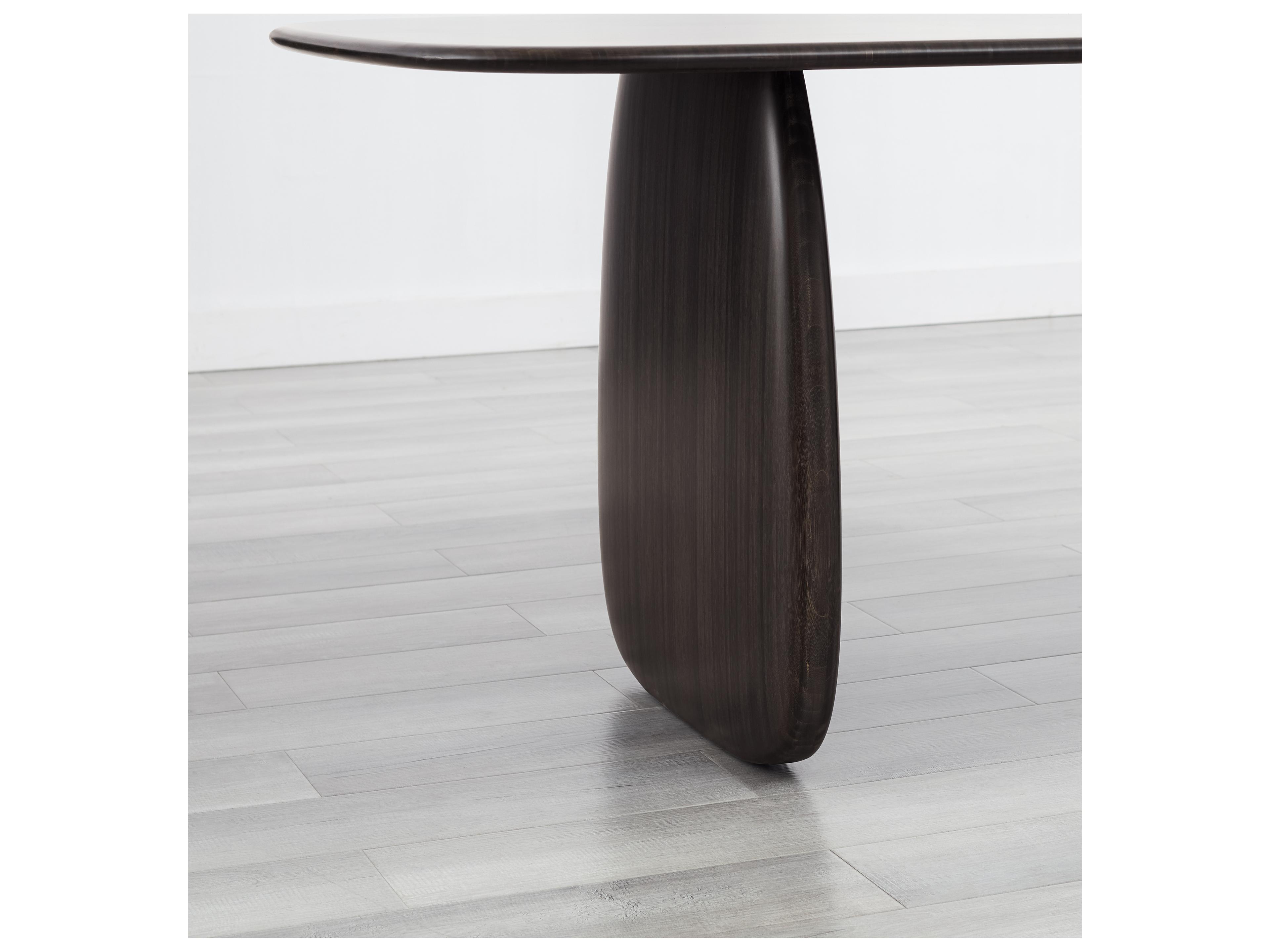 Greenington Aria Rectangular Bamboo Caviar Dining Table