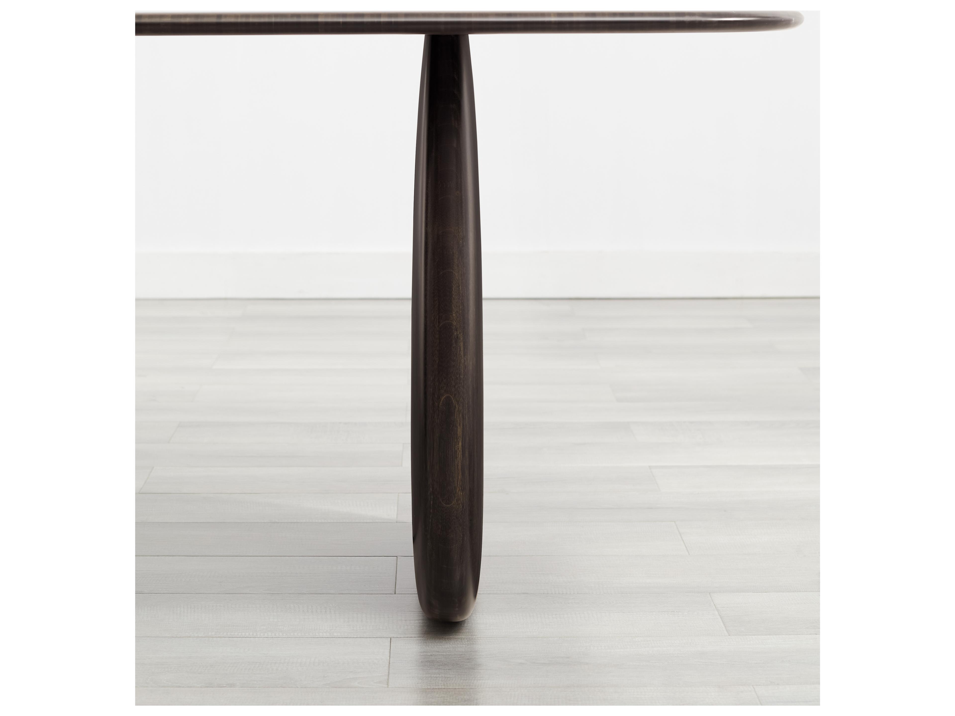 Greenington Aria Rectangular Bamboo Caviar Dining Table